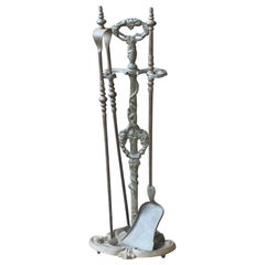 French Napoleon III Fireside Companion Set, 19th C