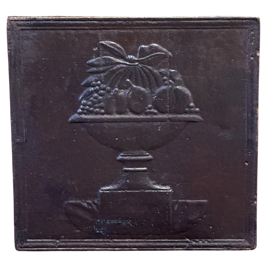Plaque de cheminée / dosseret Napoléon III, 19e siècle