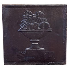 Plaque de cheminée / dosseret Napoléon III, 19e siècle