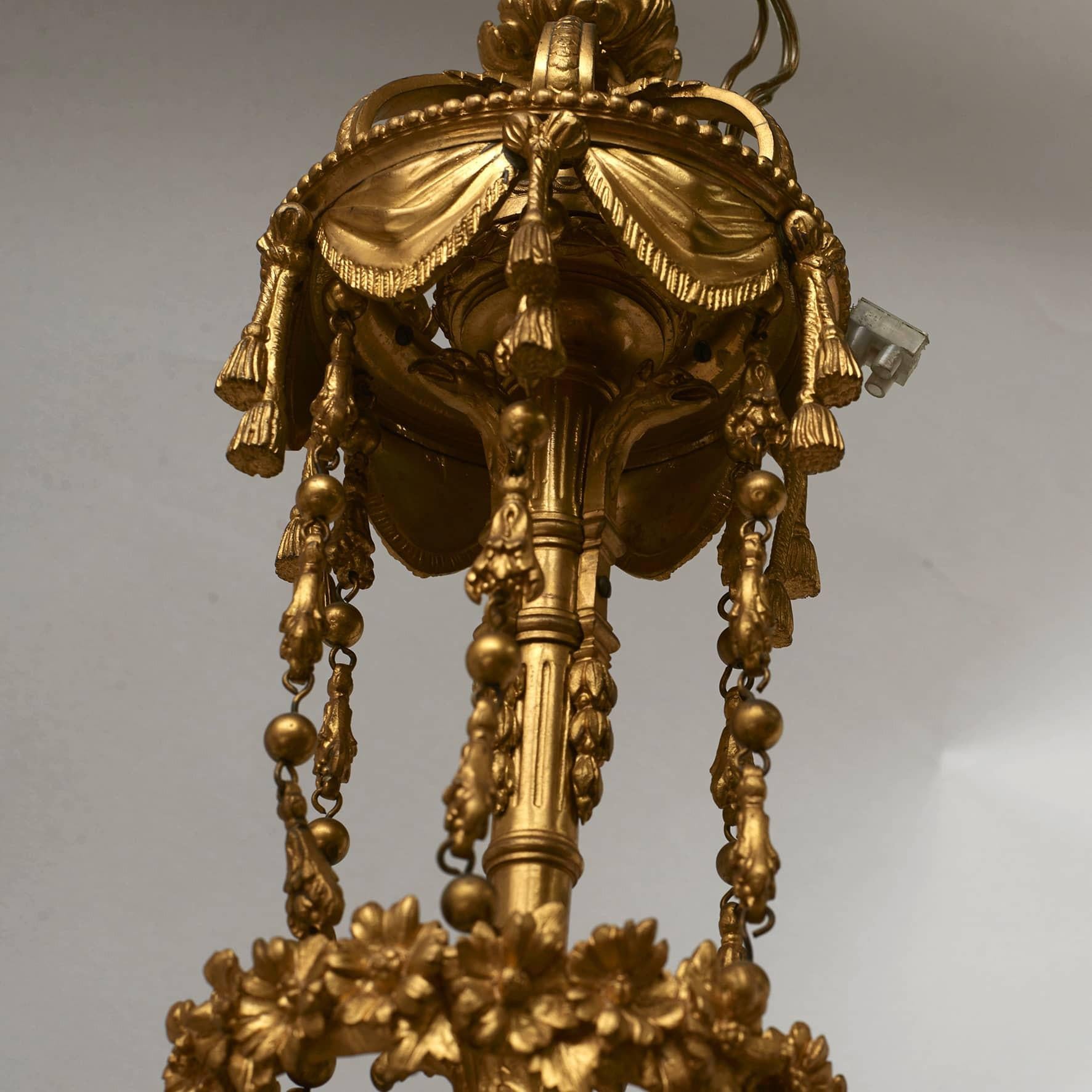 French Napoleon III Gilt Bronze Chandelier, 1860 - 1870 5