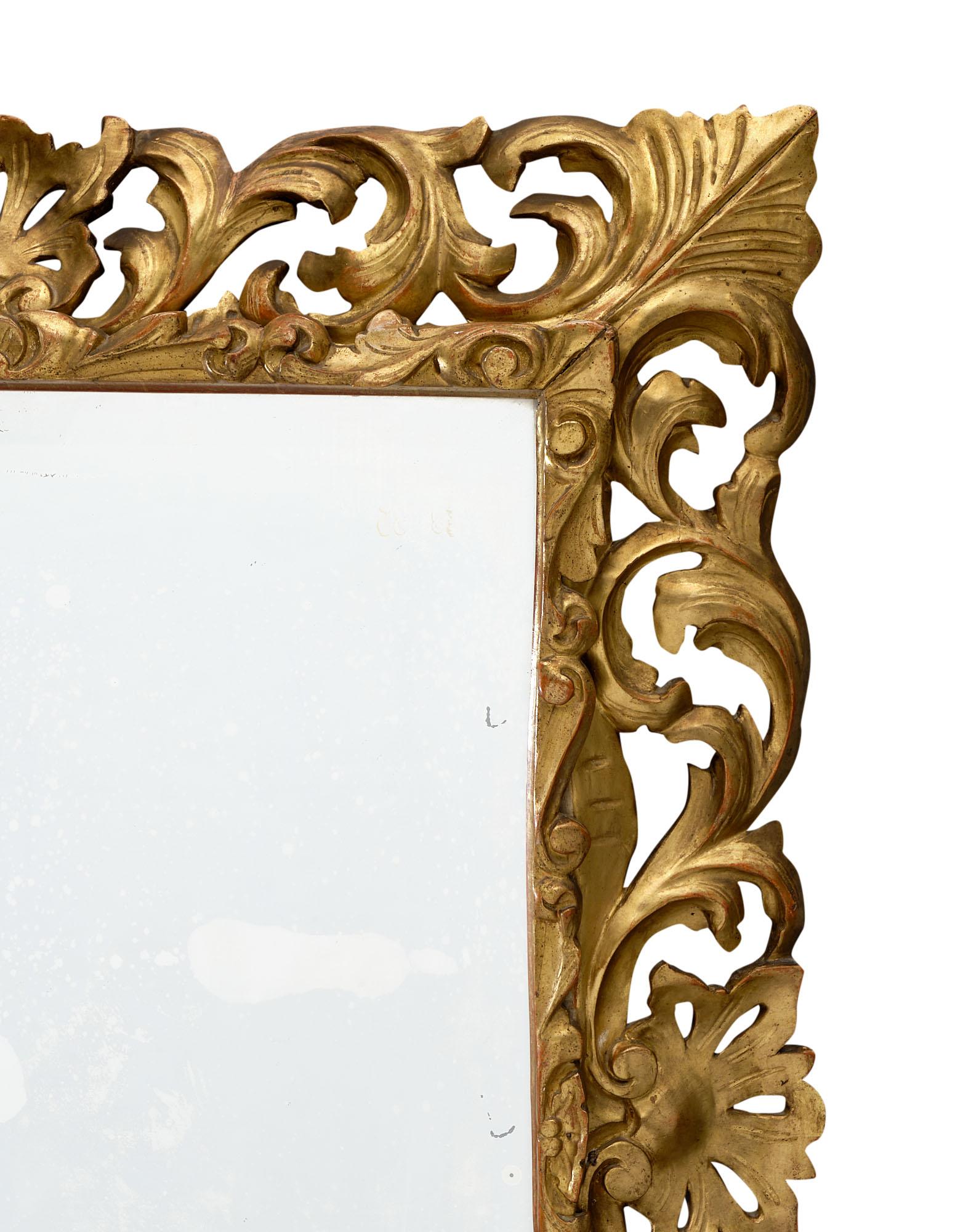 French Napoleon III Gold Mirror 1
