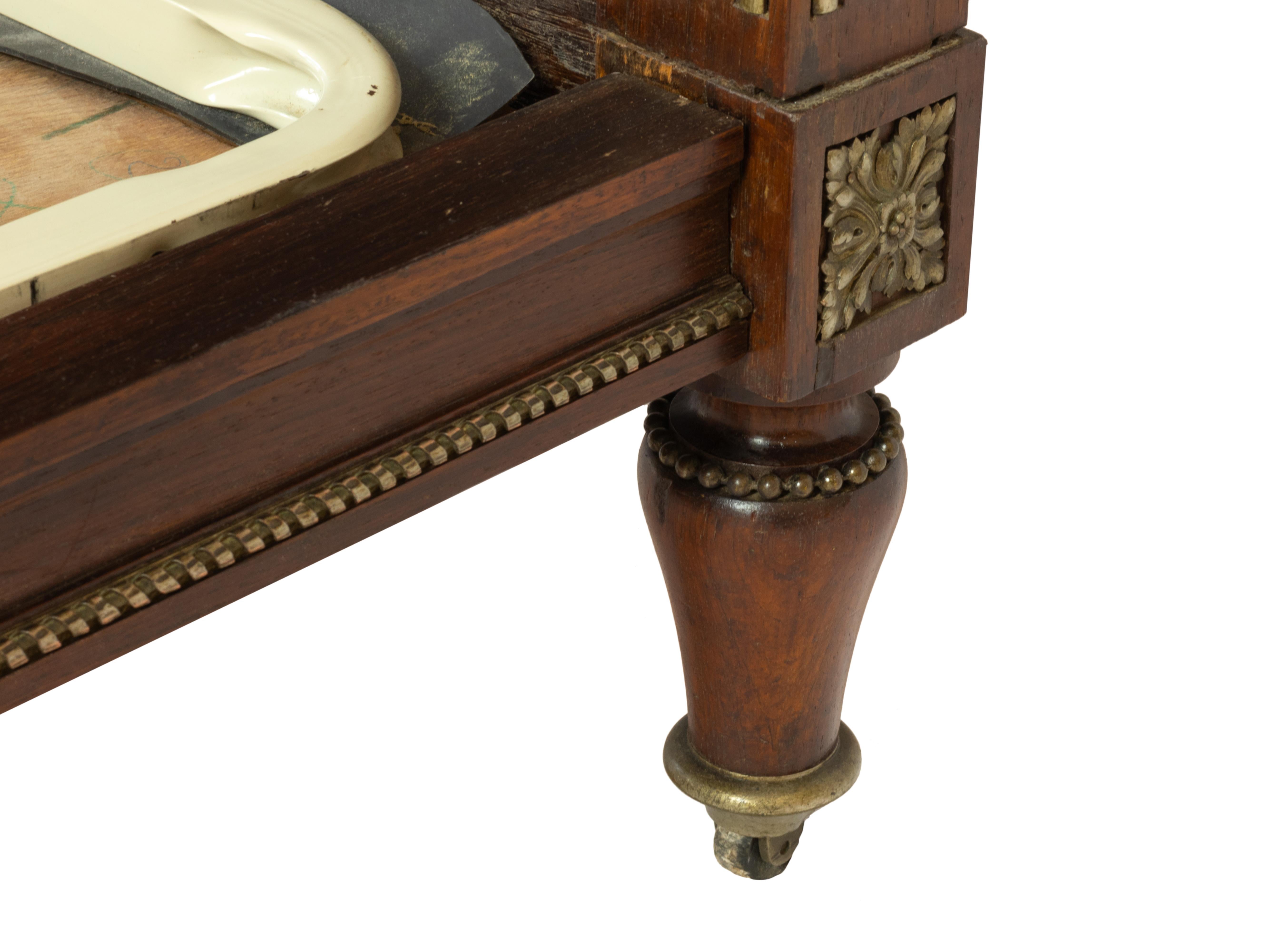 French Napoleon III Hand Carved Bed For Sale 13