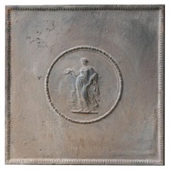 French Napoleon III 'Lady' Fireback, 19th Century