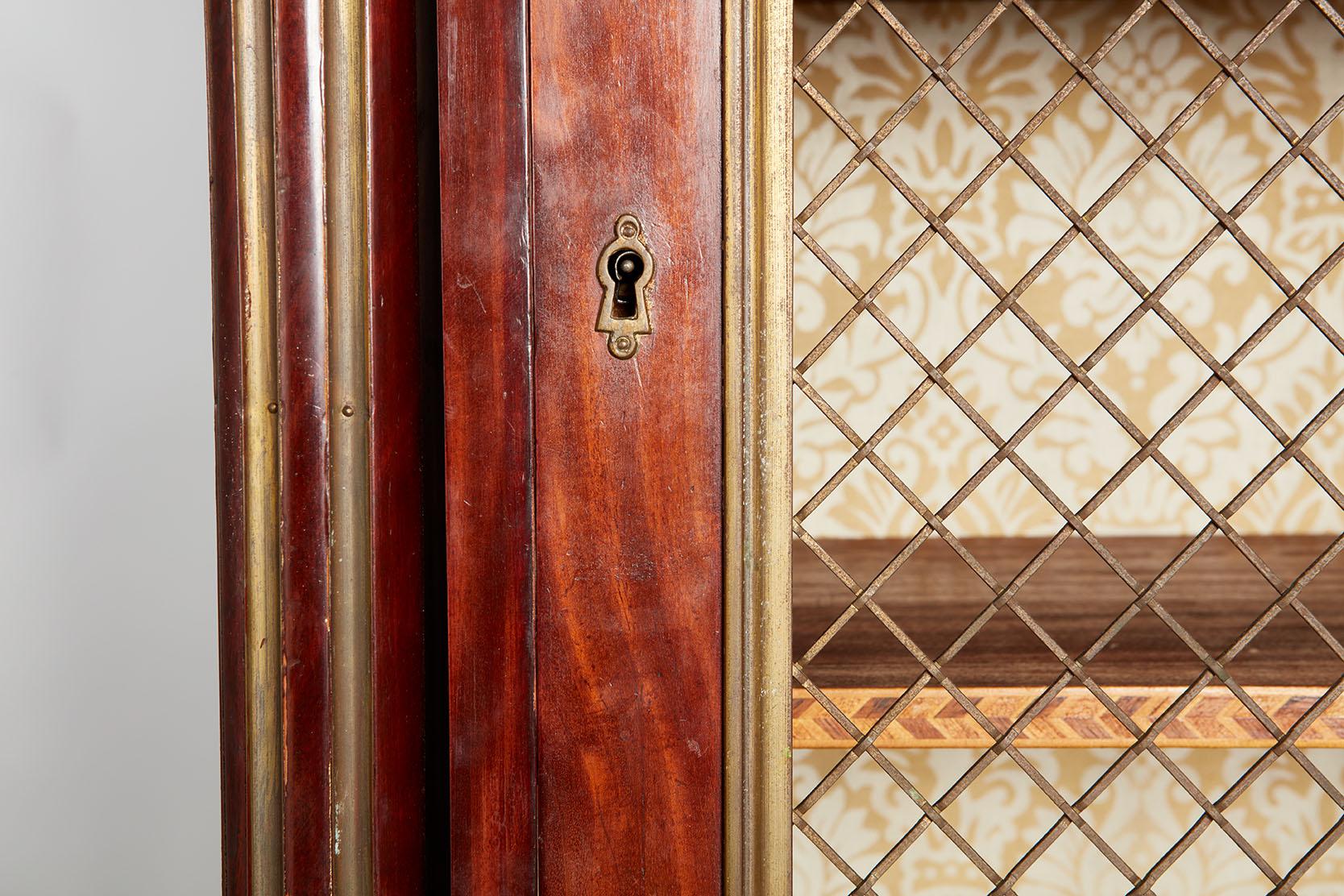 Ottone Libreria francese in mogano Napoleone III in vendita