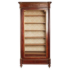 Libreria francese in mogano Napoleone III