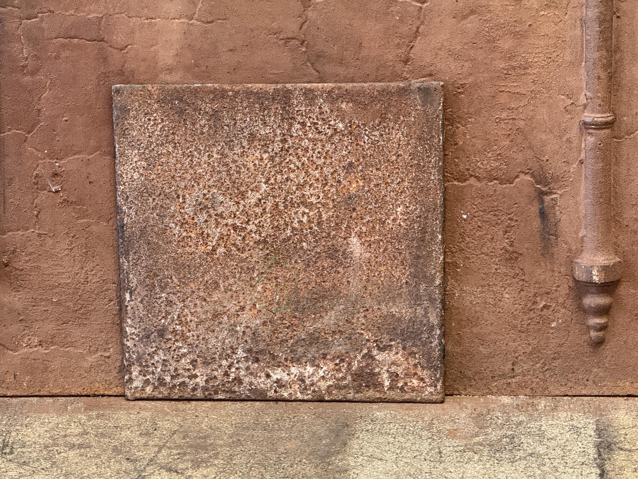 French Napoleon III 'Man' Fireback / Backsplash, 19th Century, Victorian Period For Sale 8