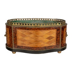French Napoleon III Marquetry Jardinière