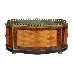 French Napoleon III Marquetry Jardinière