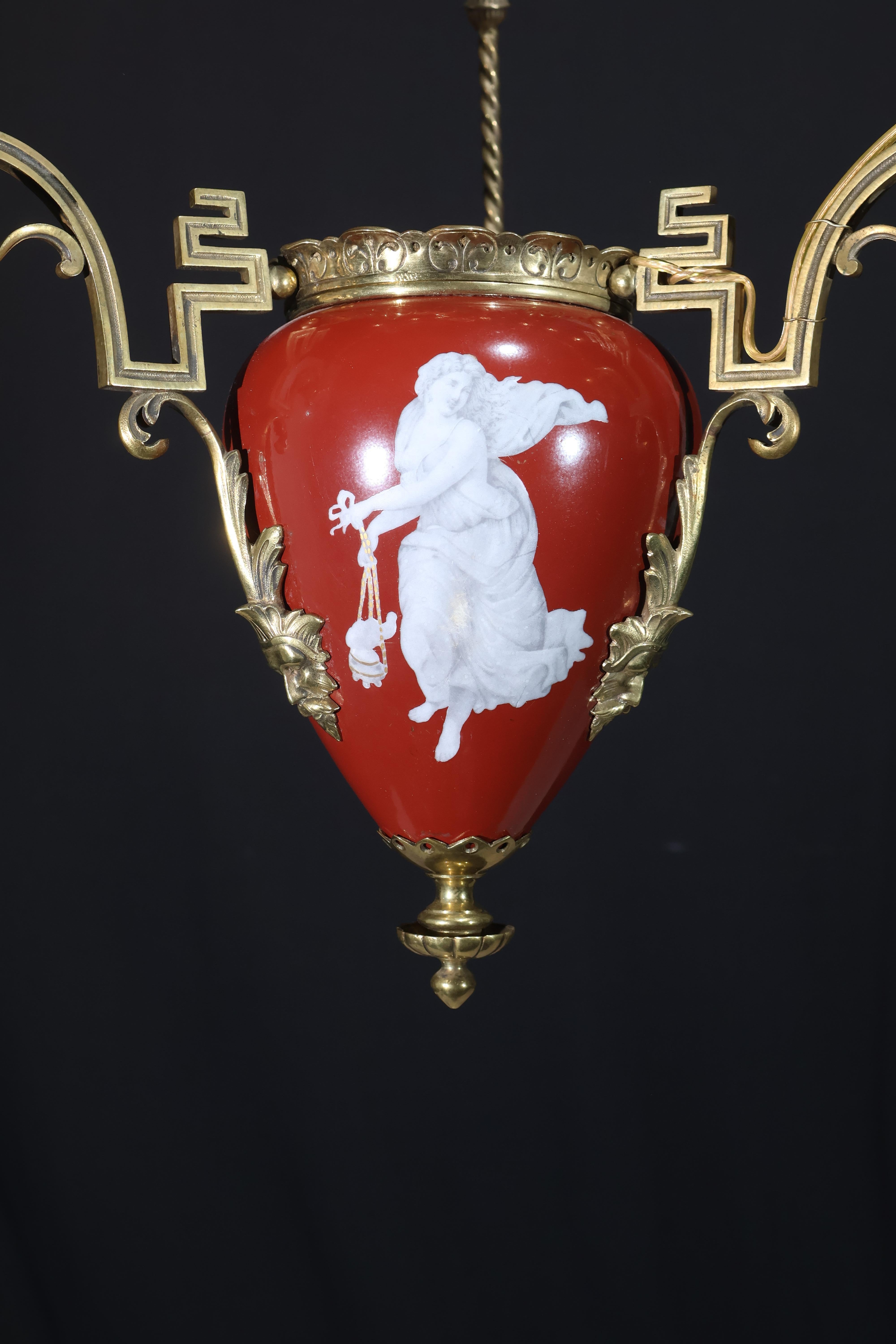 Lampada a olio francese Napoleone III In condizioni buone in vendita a Atlanta, GA