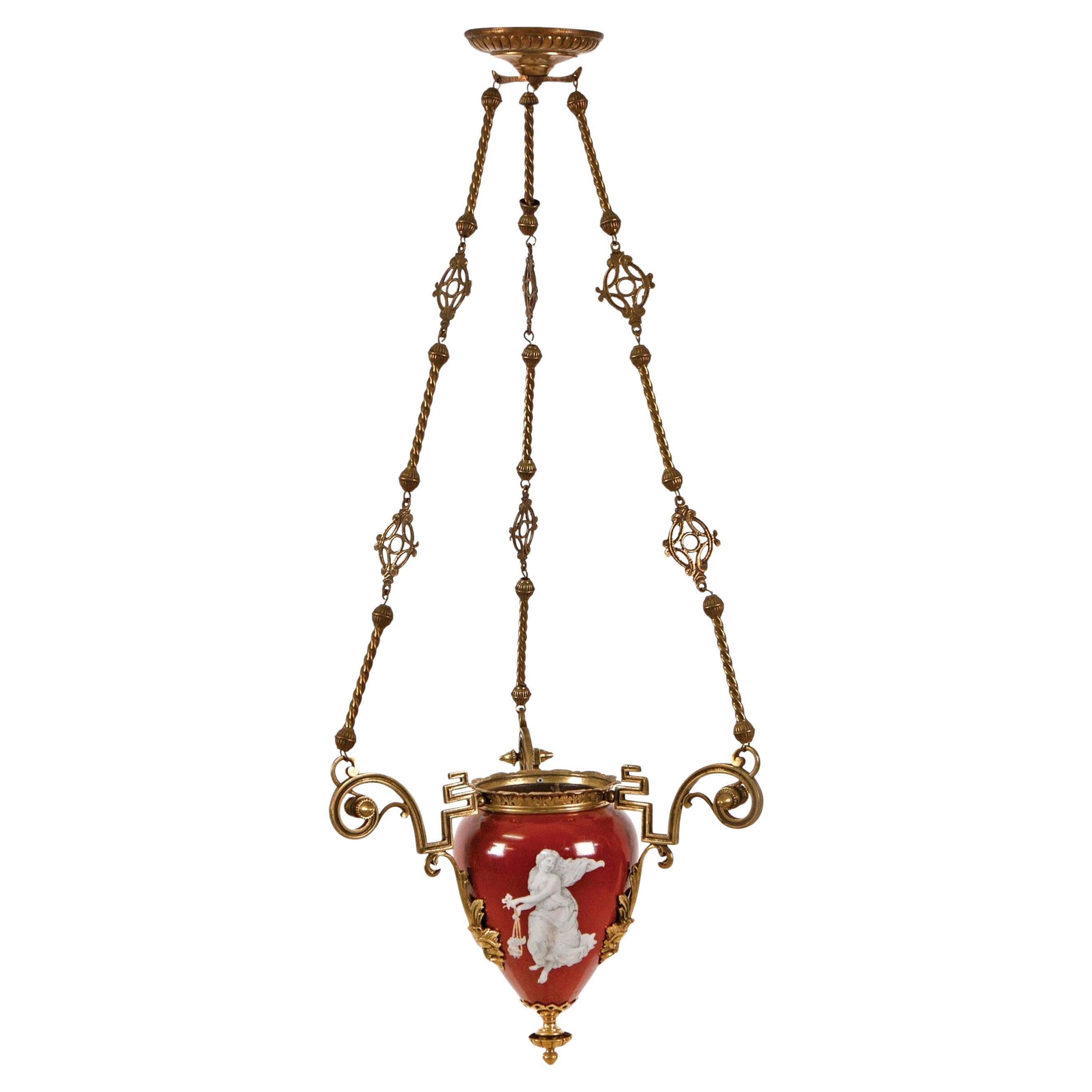 Lampada a olio francese Napoleone III
