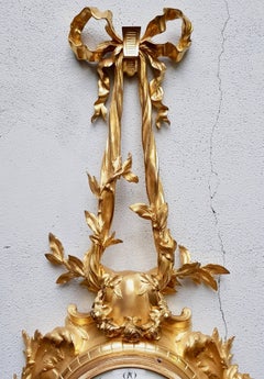 French Napoléon III Ormolu Cartel Clock, after Caffieri, circa 1880