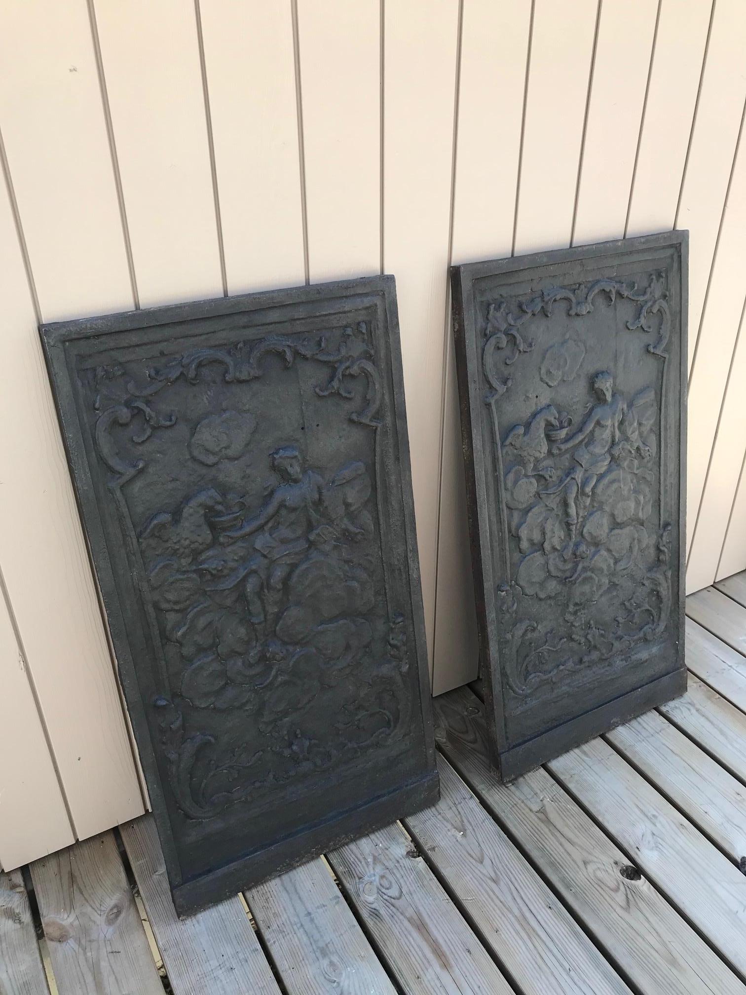 Credenza de cocina decorativa francesa Napoleón III Pareja de fundidos Francés en venta