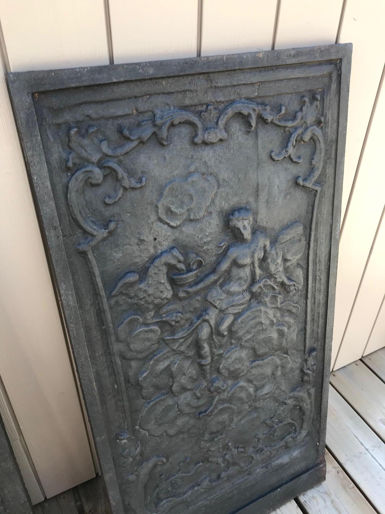 Credenza de cocina decorativa francesa Napoleón III Pareja de fundidos Hierro en venta