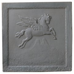 Französischer Napoleon III.-Kaminsims „Pegasus“ aus dem 19. Jahrhundert