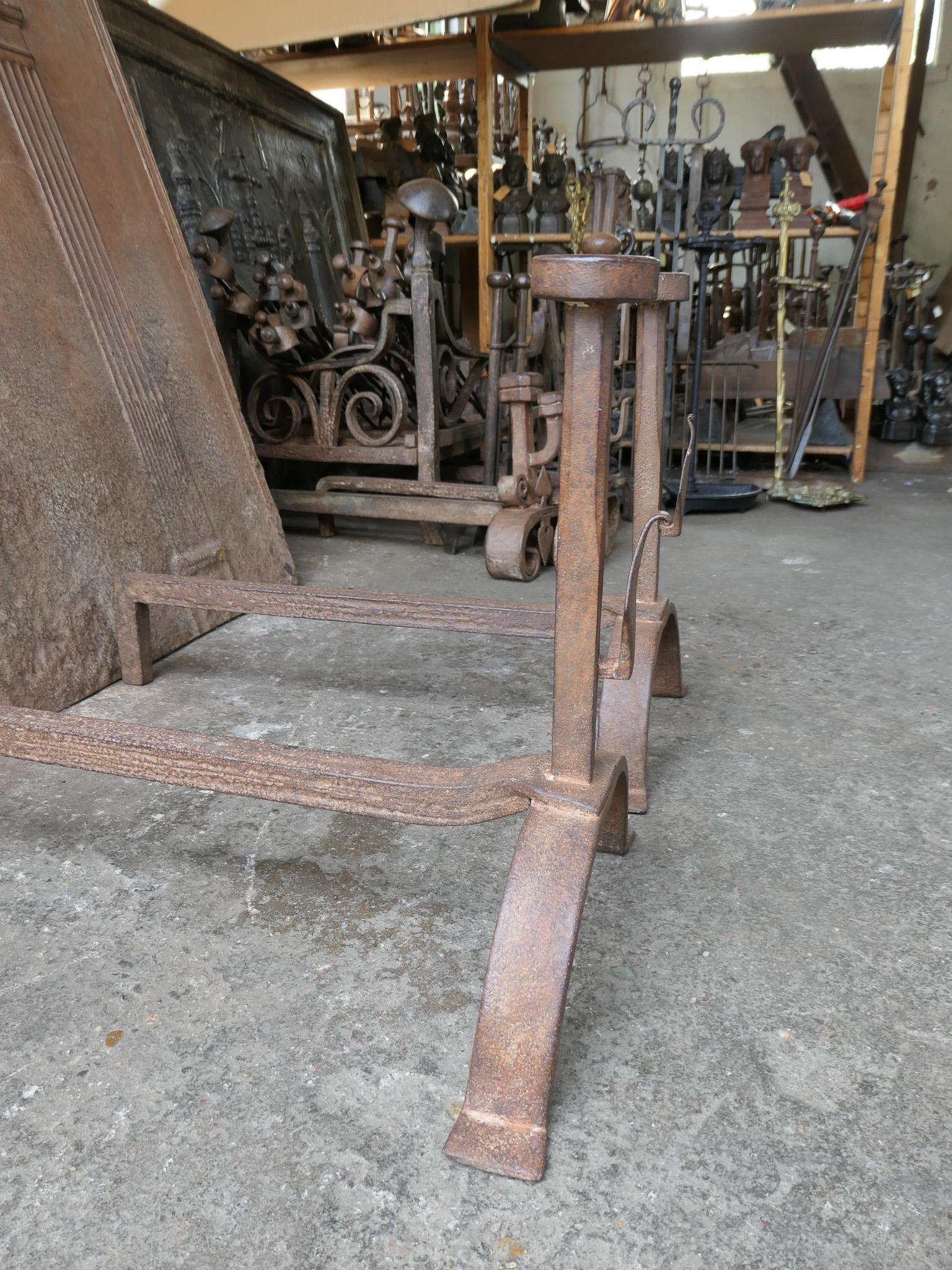 French Napoleon III Period Andirons or Firedogs For Sale 6