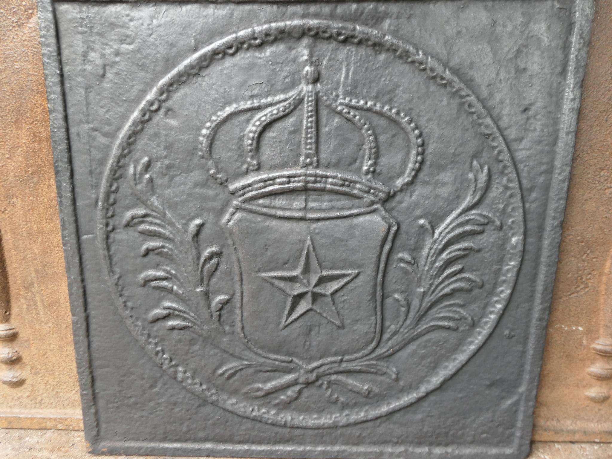 Parafuoco francese del periodo Napoleone III con 