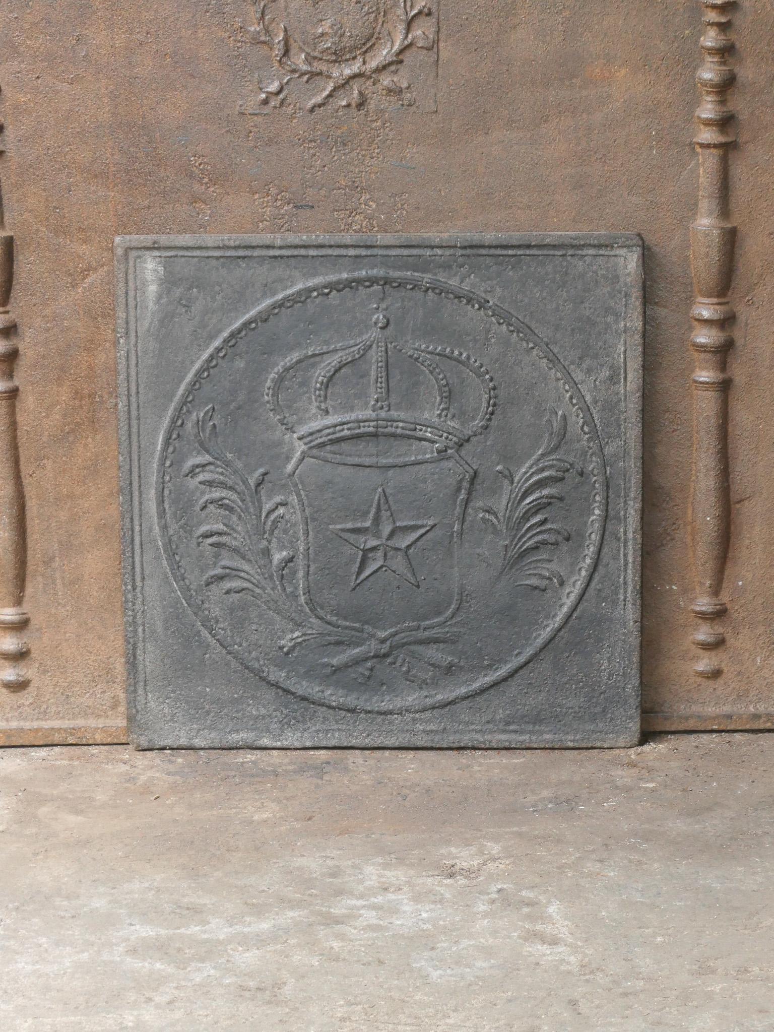 Parafuoco francese del periodo Napoleone III con 