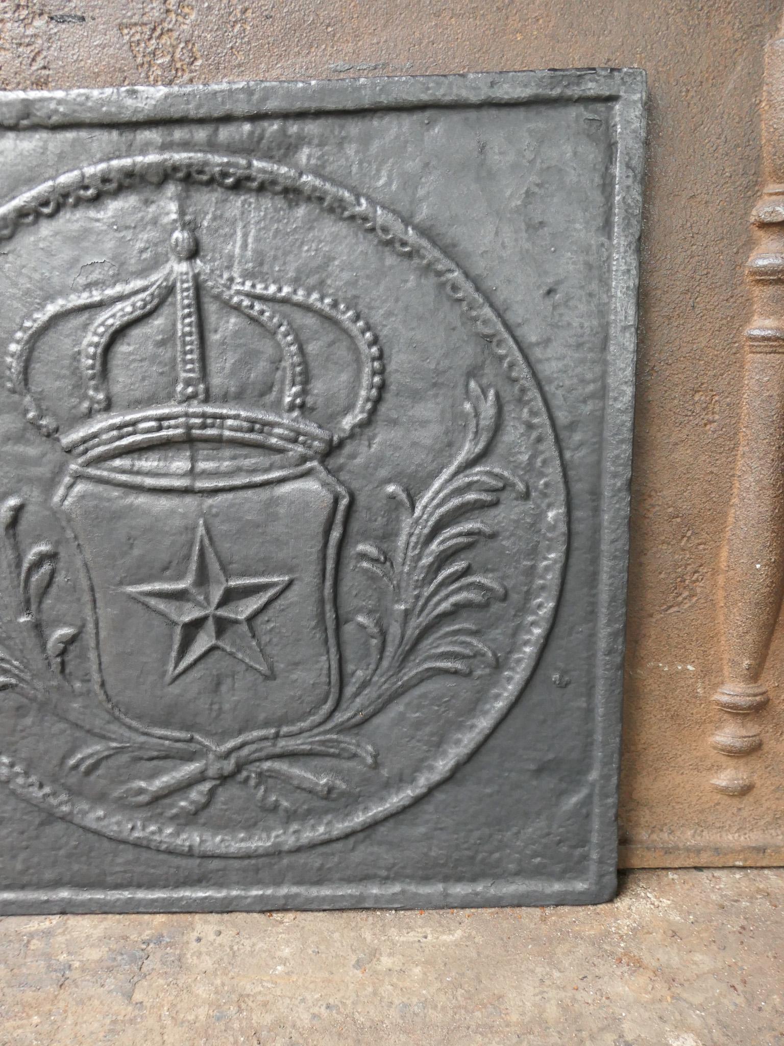 Parafuoco francese del periodo Napoleone III con 