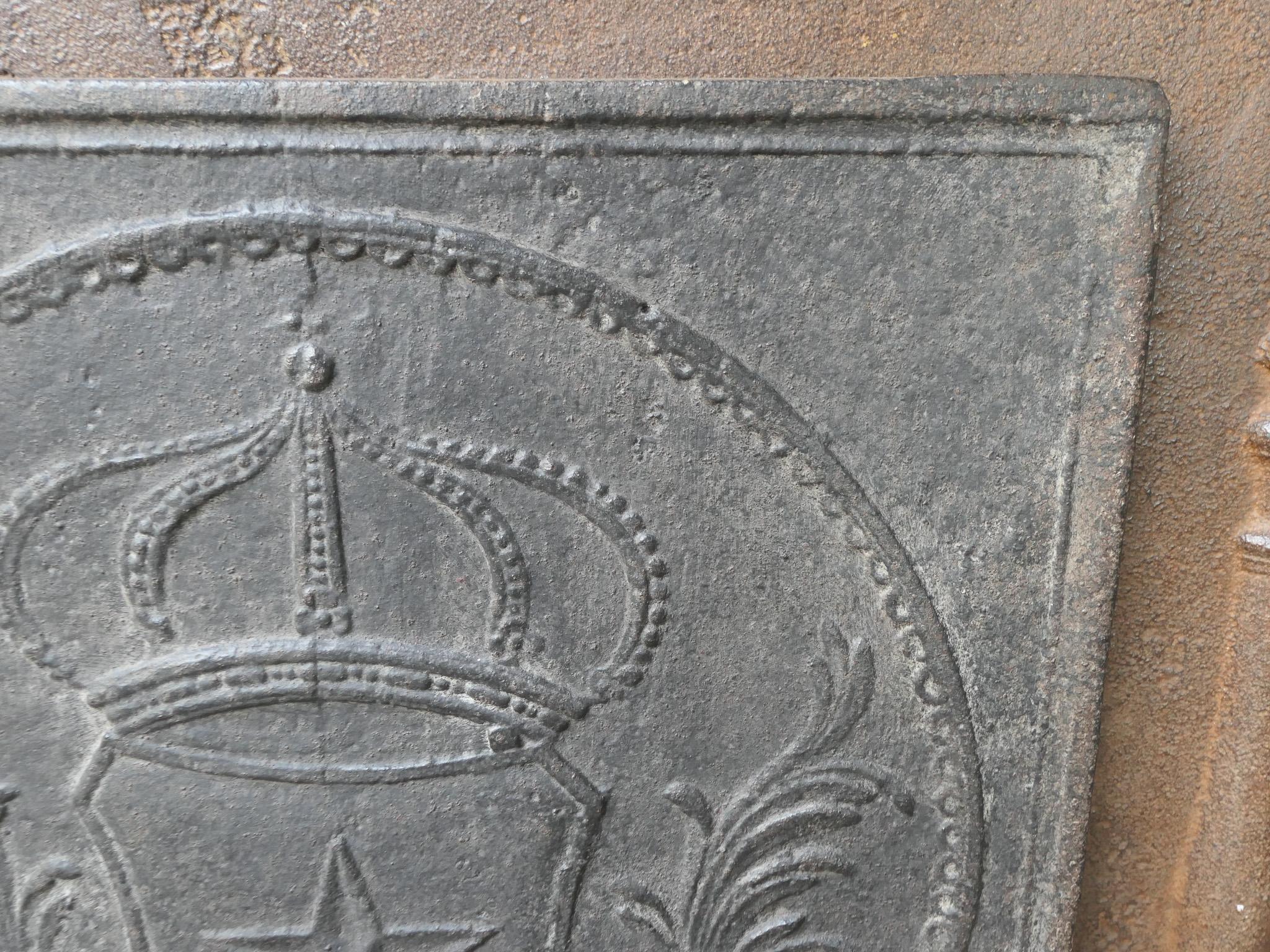 Parafuoco francese del periodo Napoleone III con 