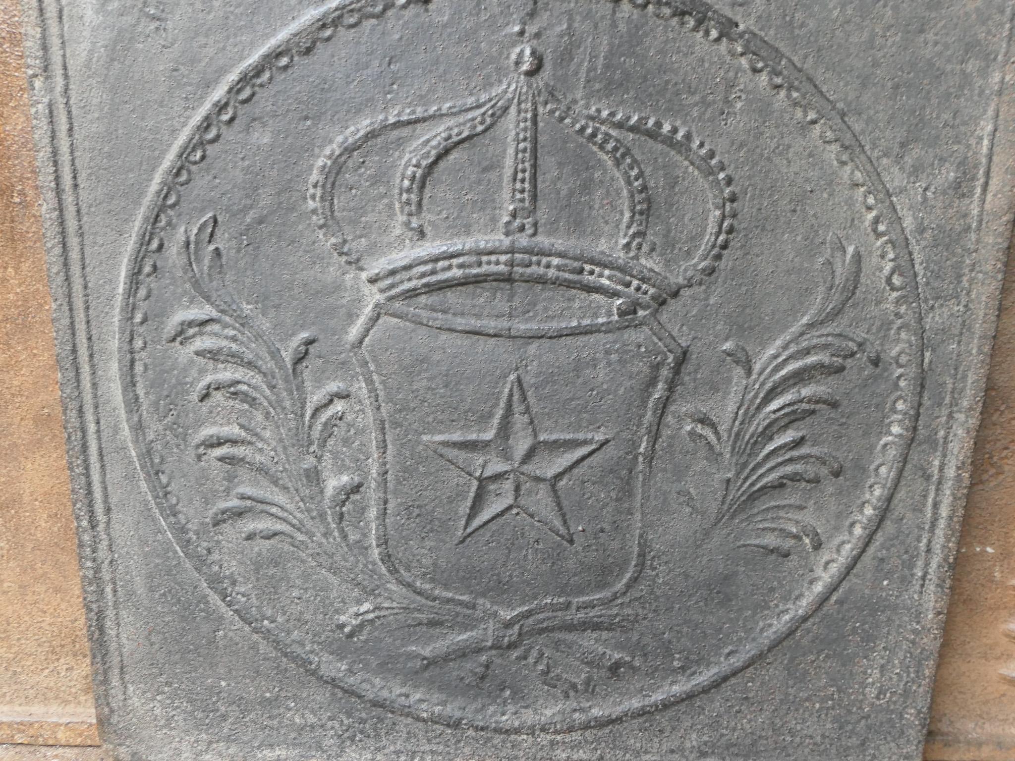 Parafuoco francese del periodo Napoleone III con 