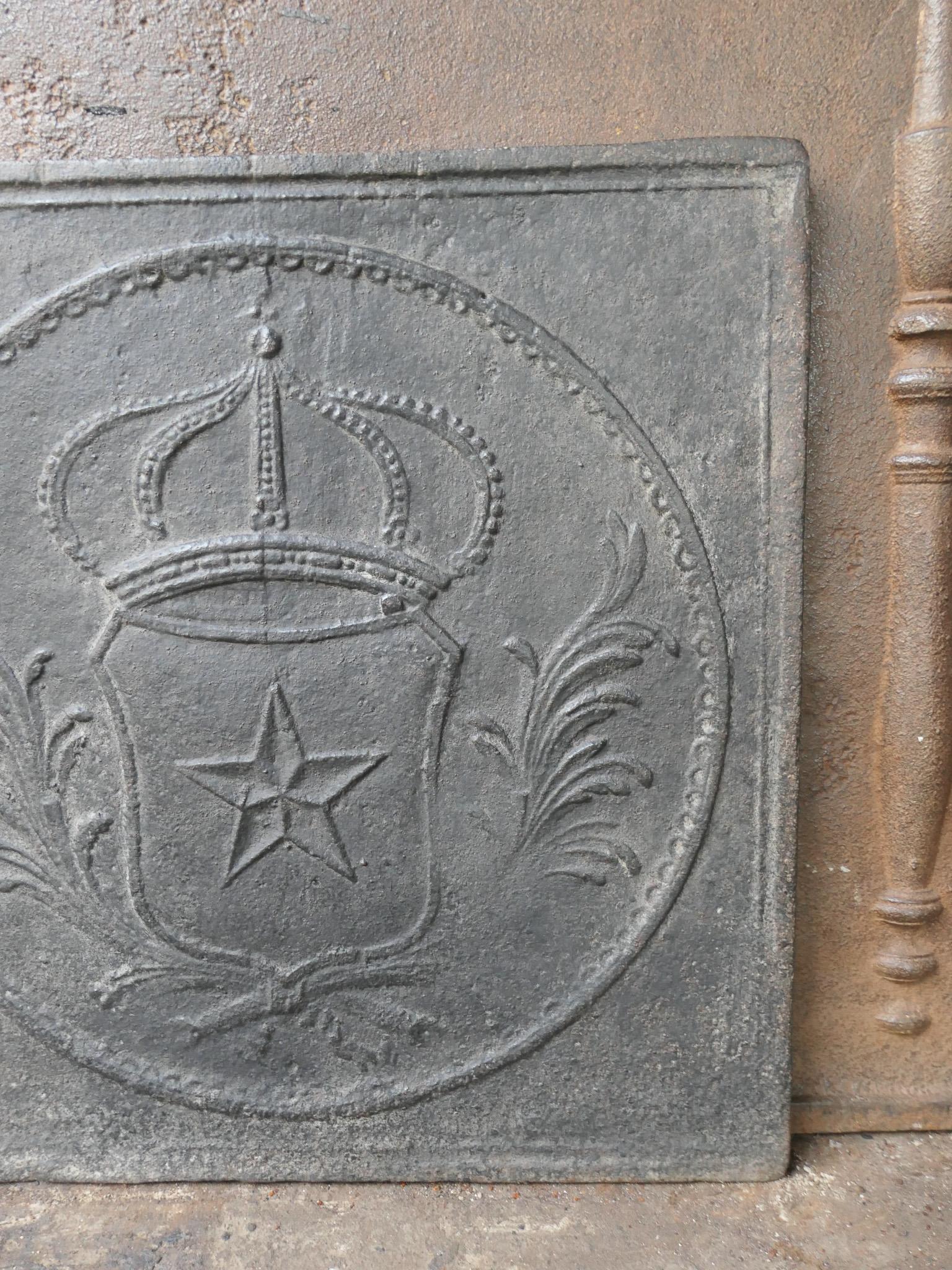 Parafuoco francese del periodo Napoleone III con 