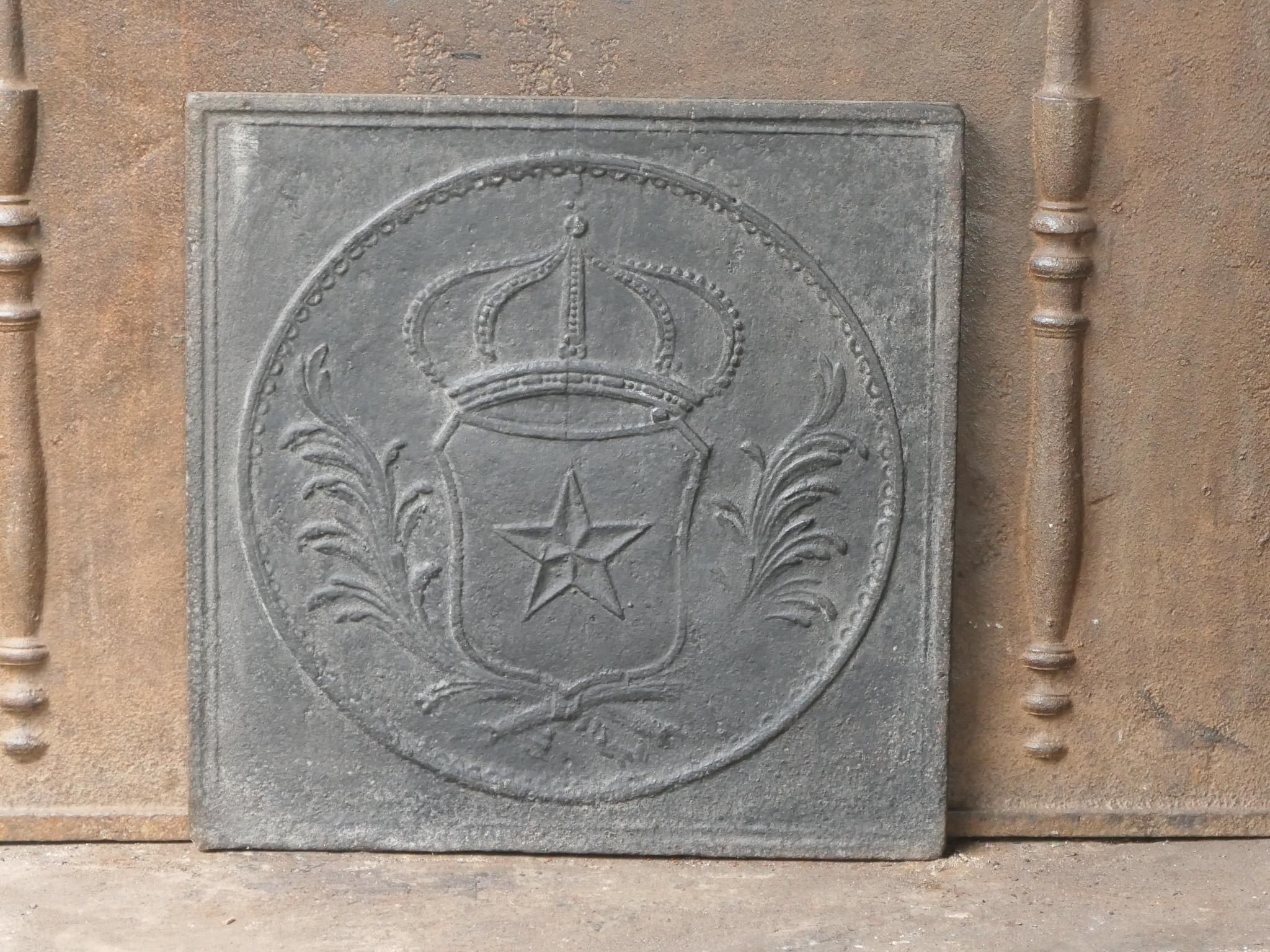 Parafuoco francese del periodo Napoleone III con 