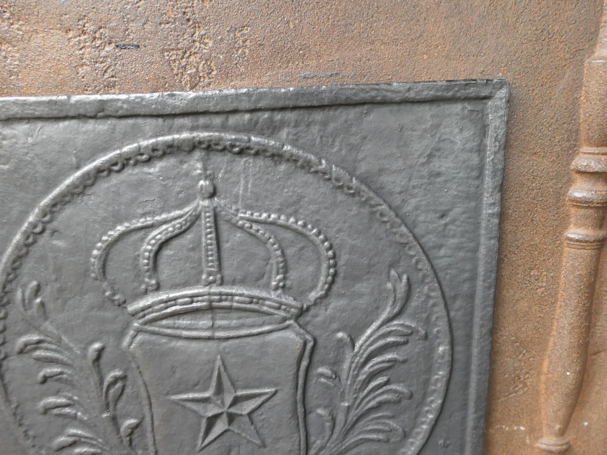 Parafuoco francese del periodo Napoleone III con 
