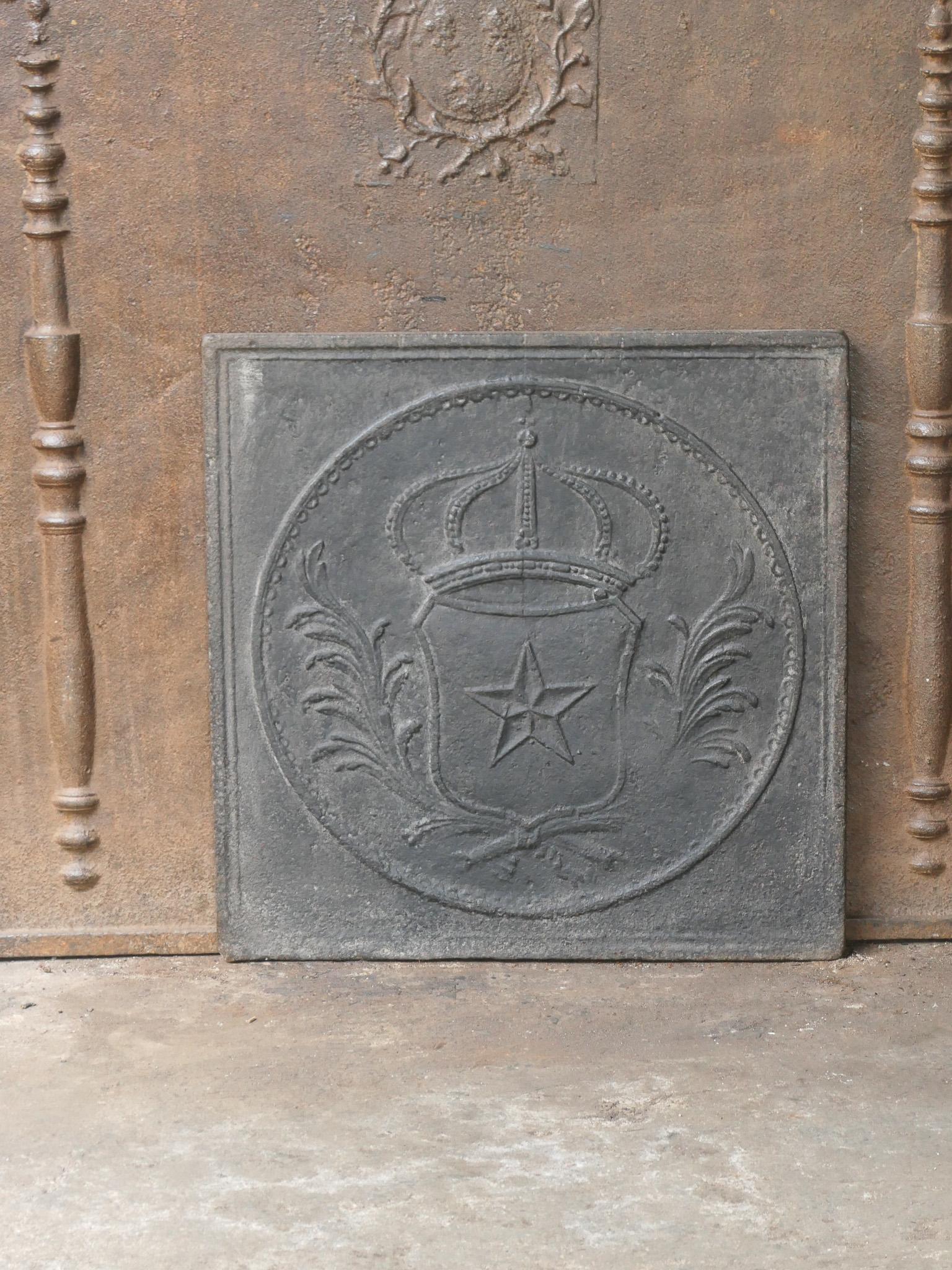 Parafuoco francese del periodo Napoleone III con 