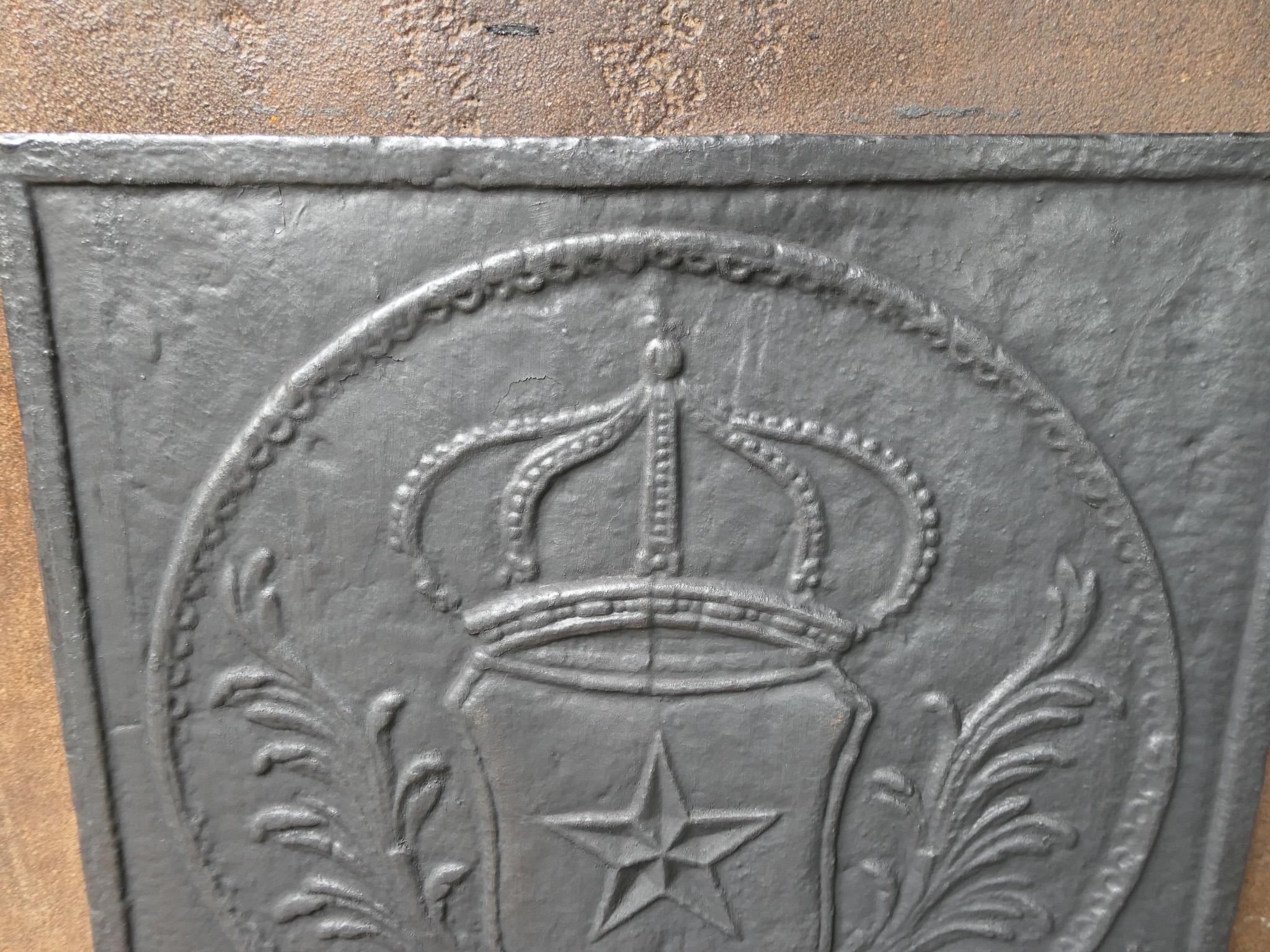 Parafuoco francese del periodo Napoleone III con 