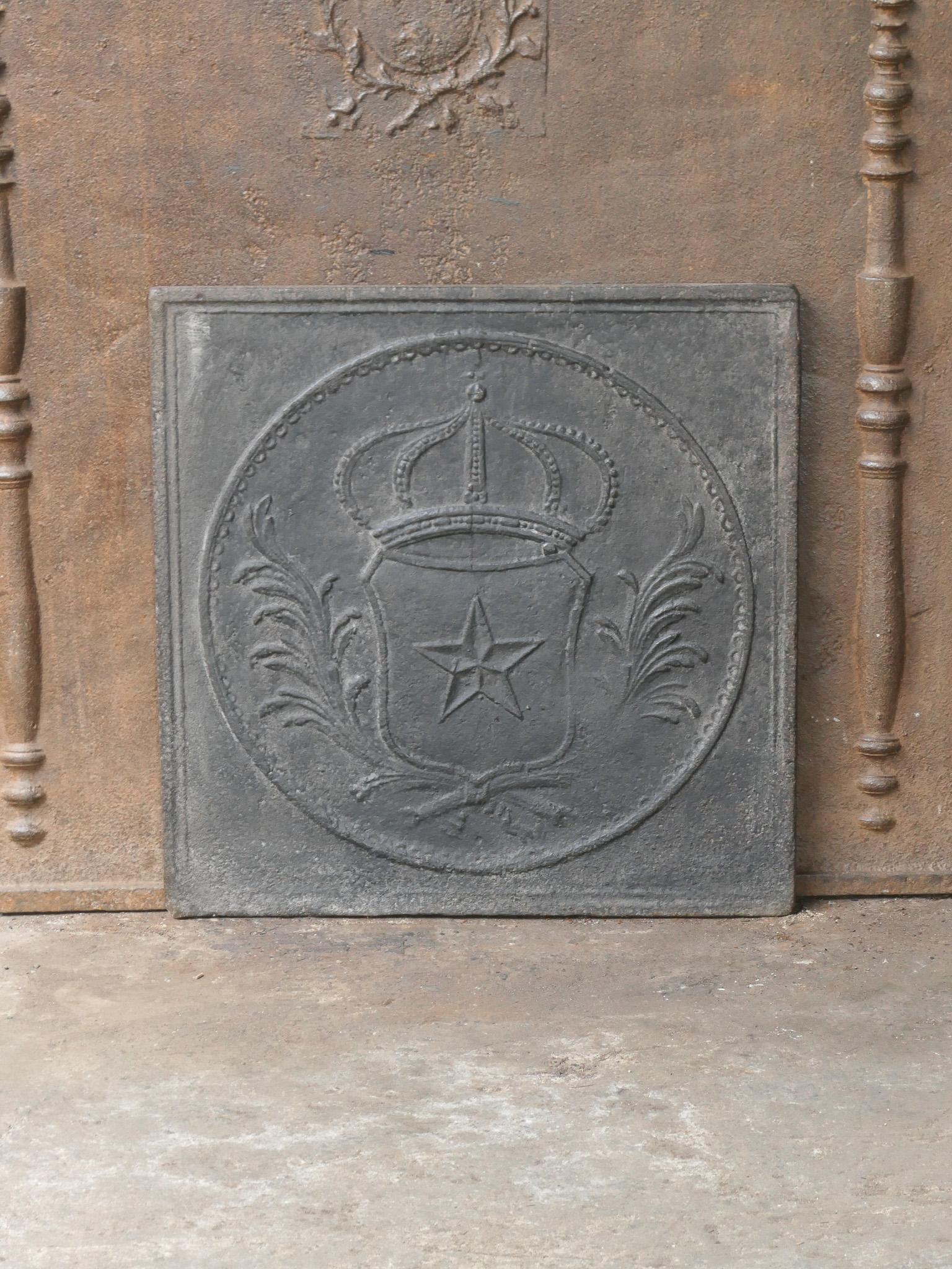 Parafuoco francese del periodo Napoleone III con 