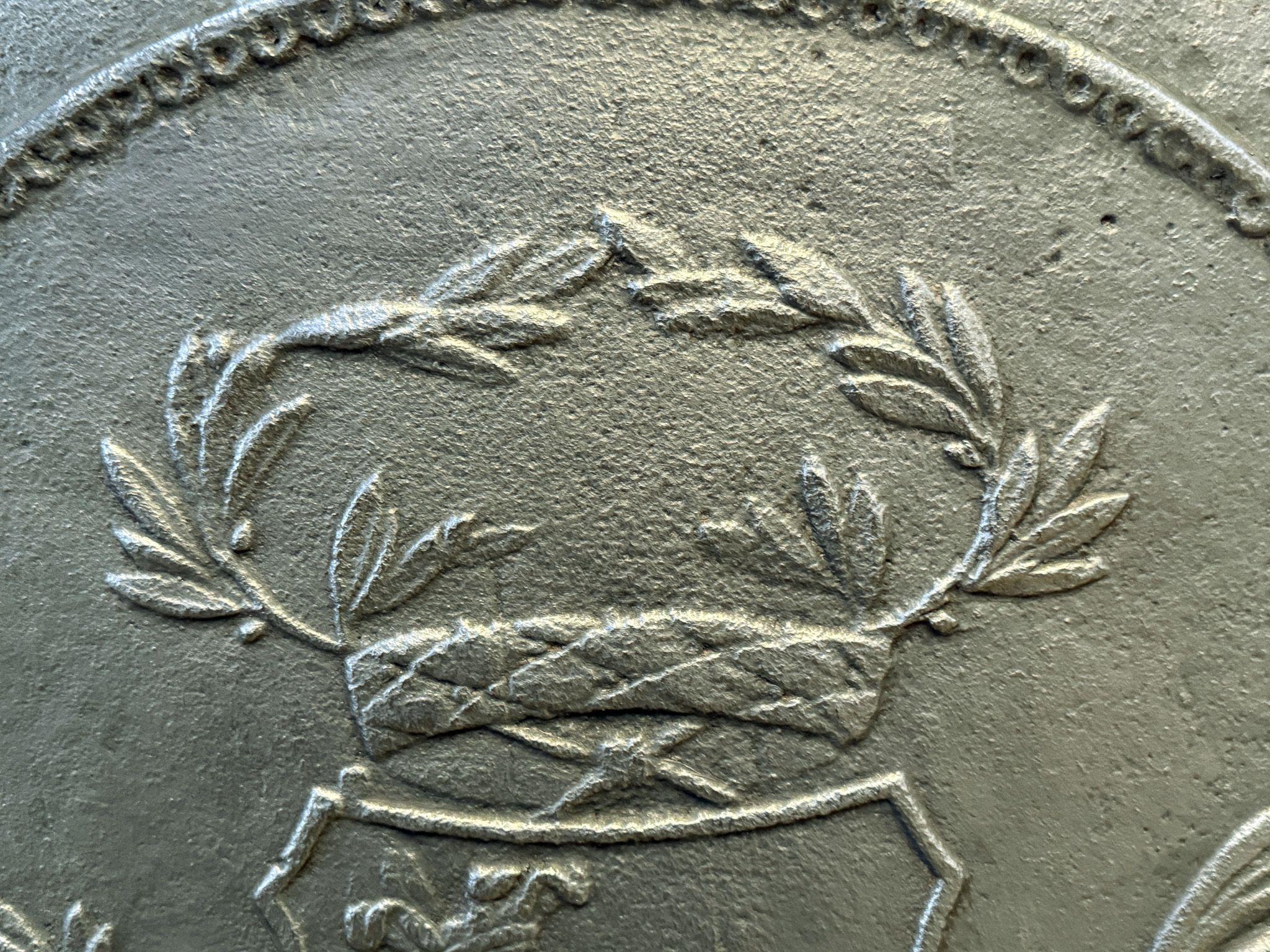 Plaque de cheminée / dosseret 