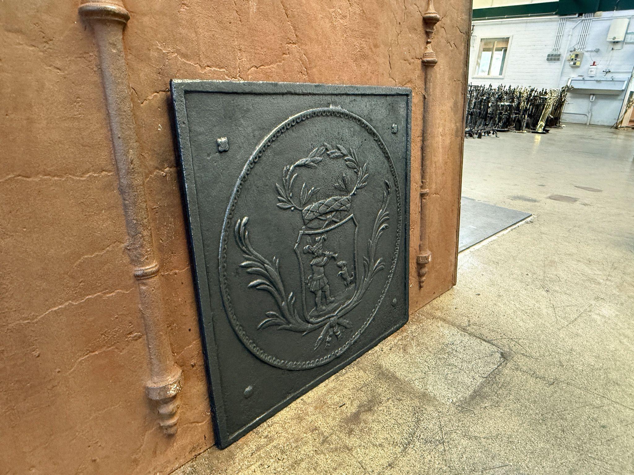 Plaque de cheminée / dosseret 
