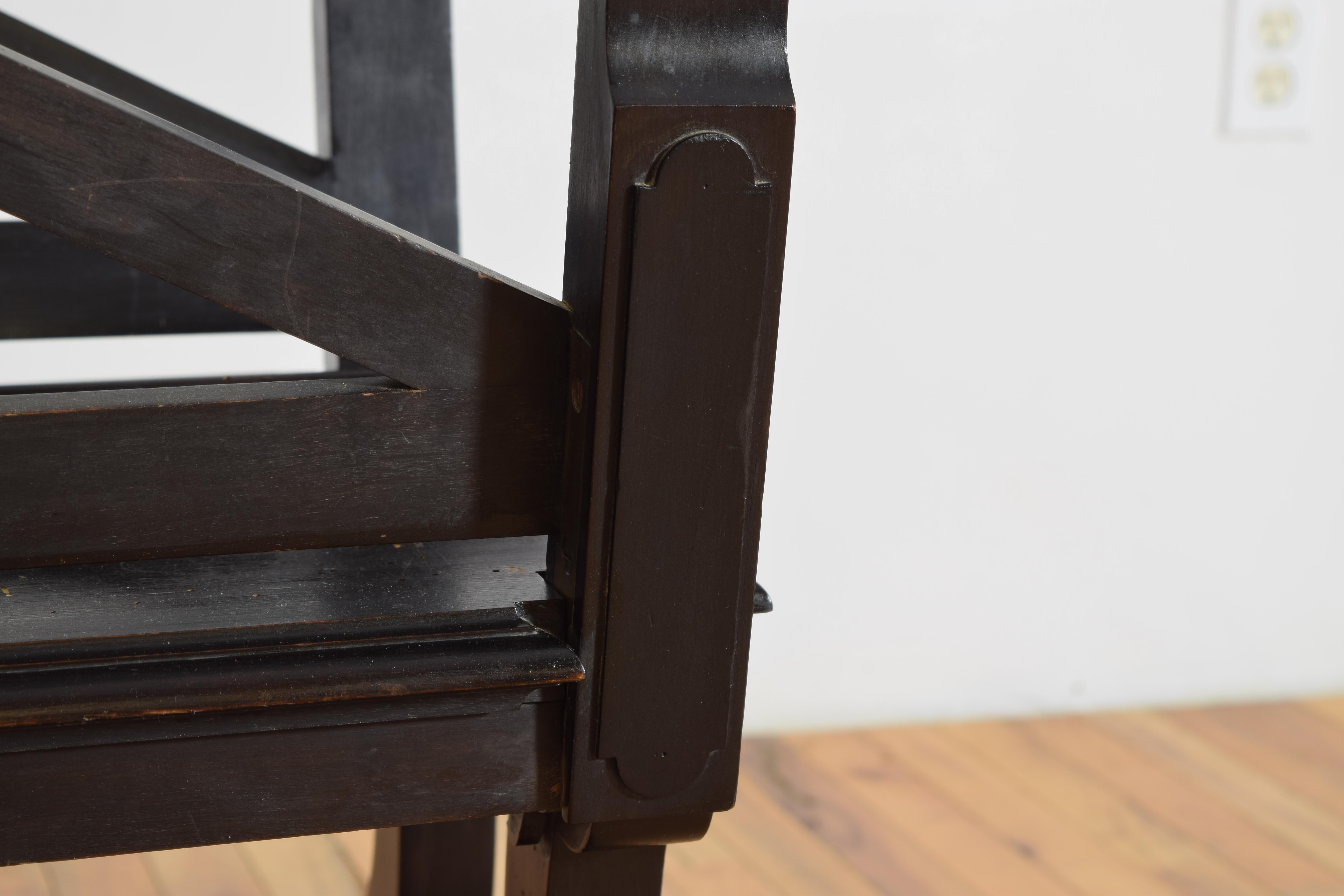 French Napoleon III Period Ebonized Portfolio or Blueprint Stand, ca. 1870 For Sale 2