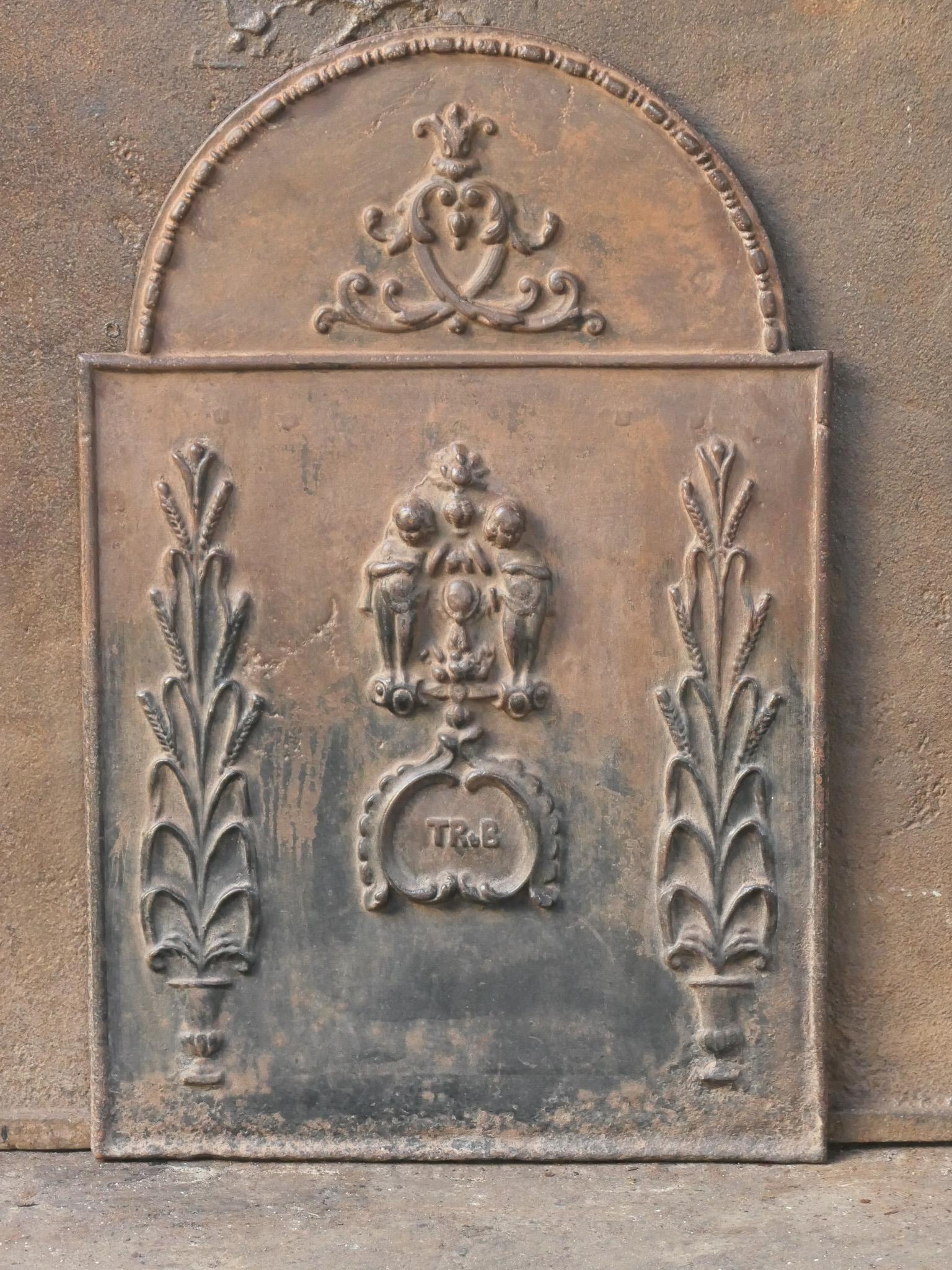 Calco Parafuoco francese del periodo Napoleone III, XIX secolo. in vendita