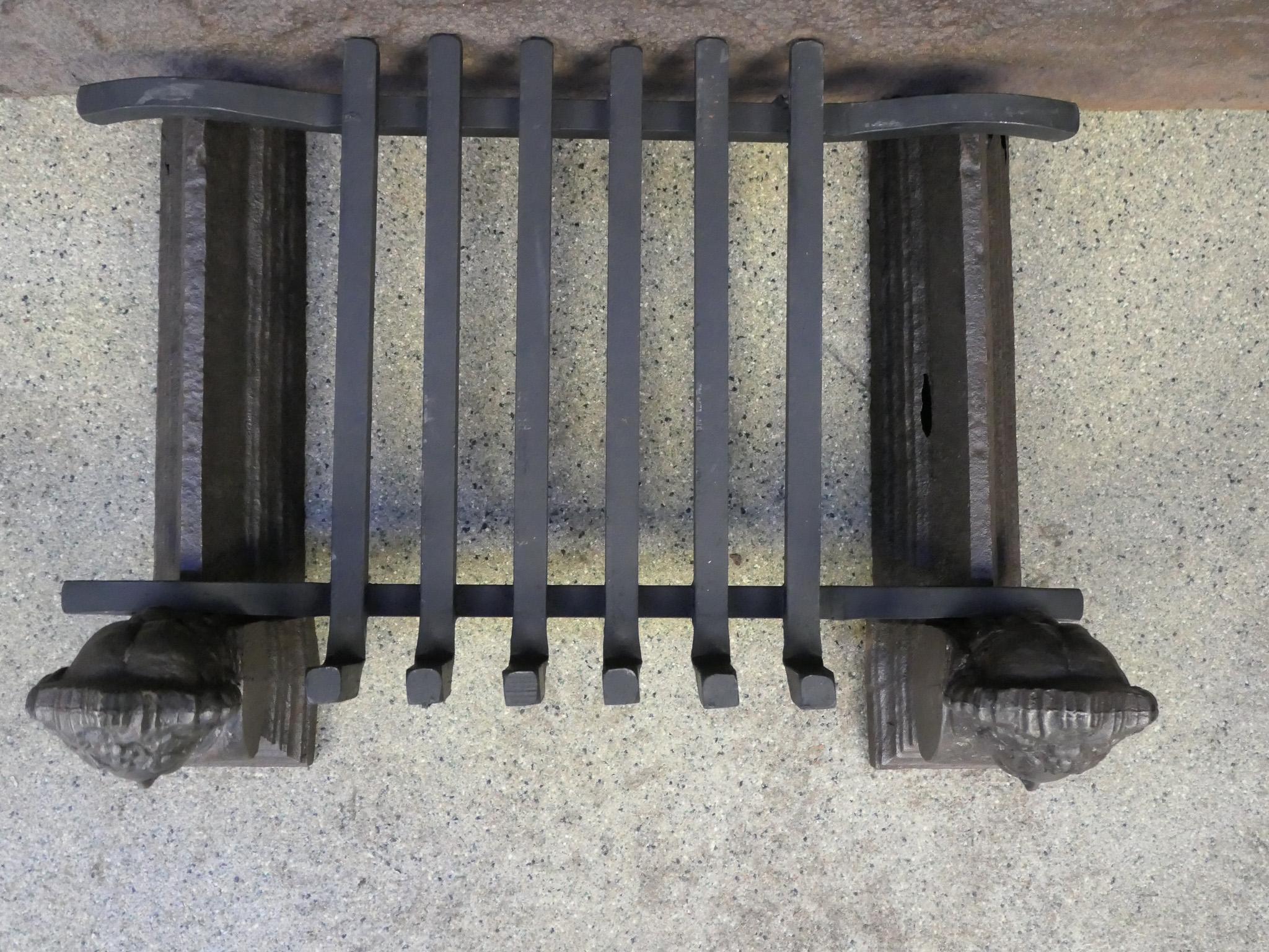Griglia per caminetto francese d'epoca Napoleone III in vendita 1