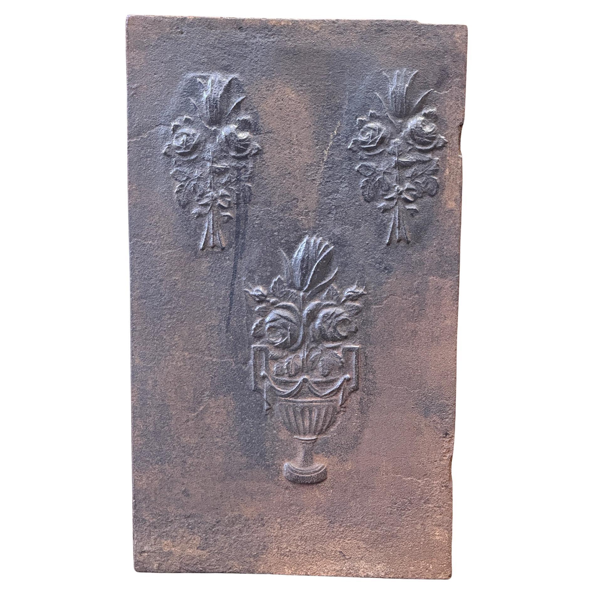 Cesto di fiori francese del periodo Napoleone III