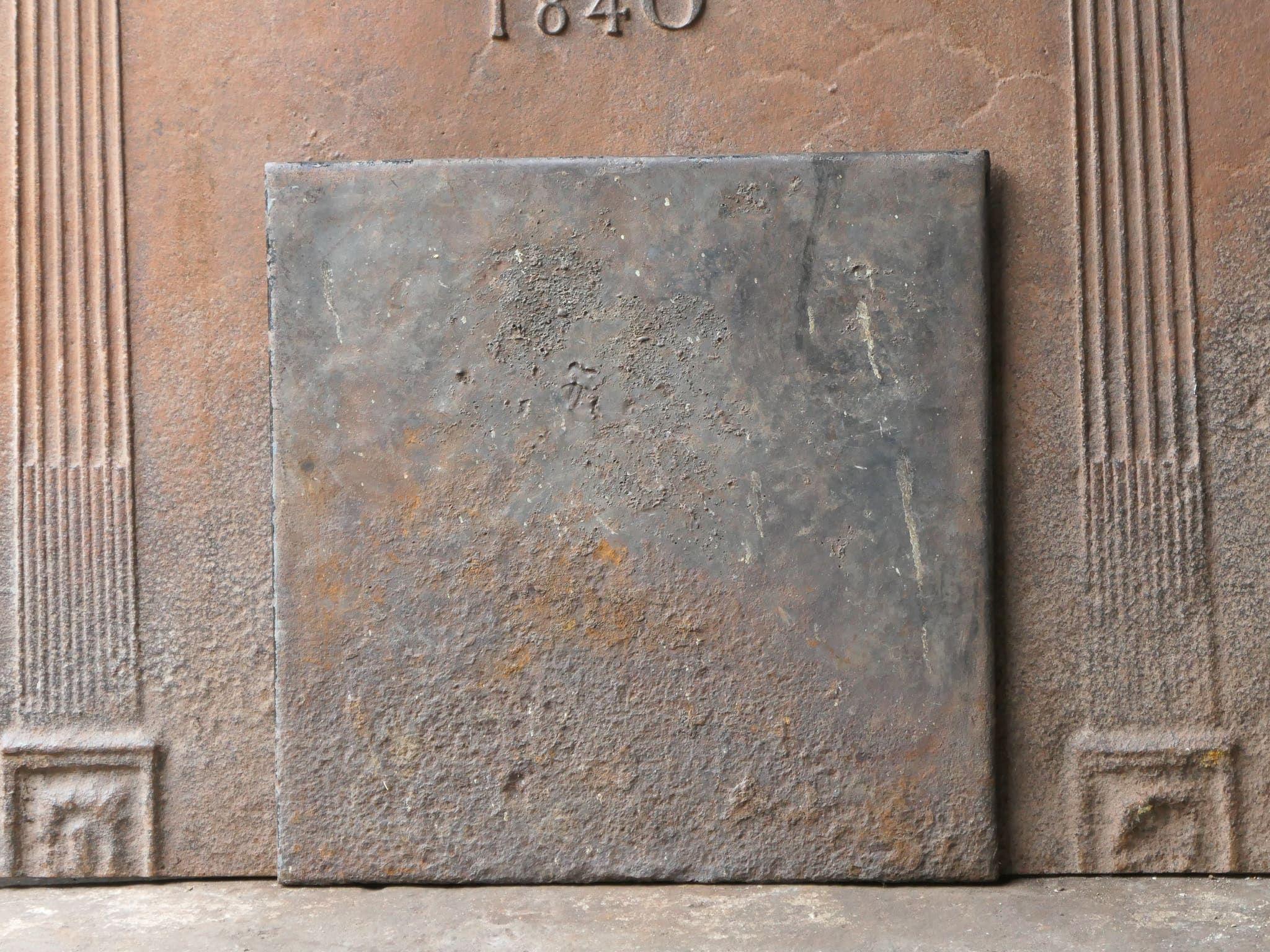 Plaque de cheminée / dosseret 