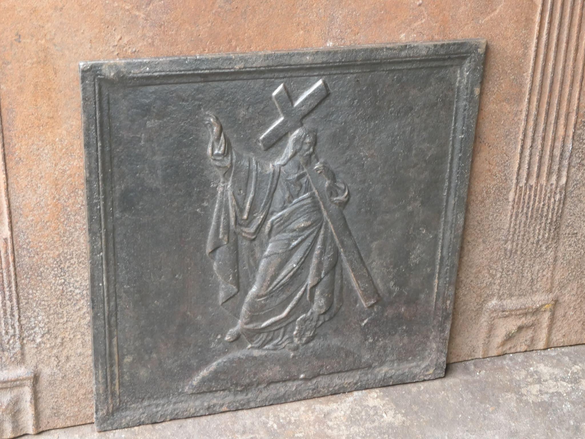 Plaque de cheminée / dosseret 