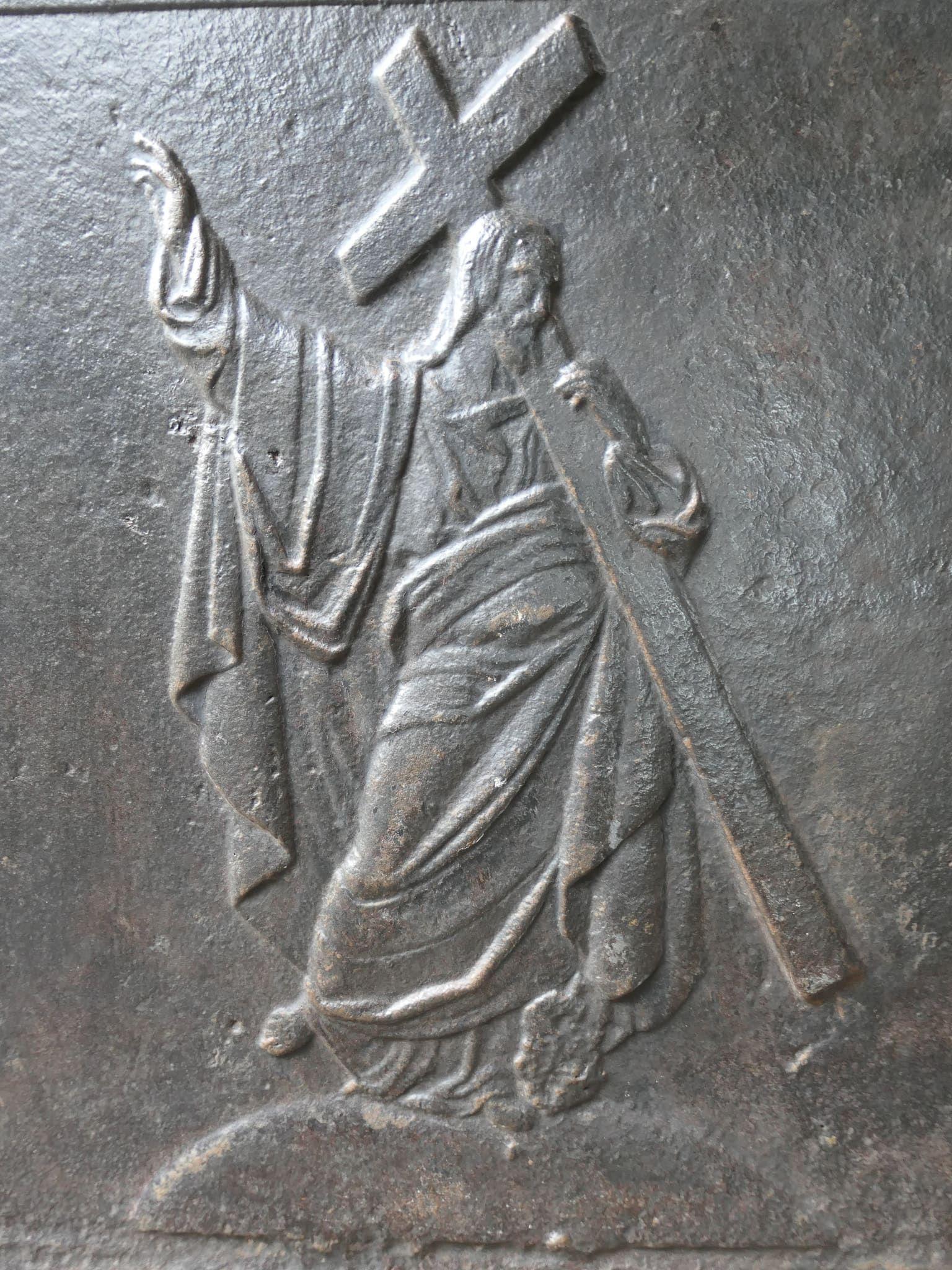 Plaque de cheminée / dosseret 