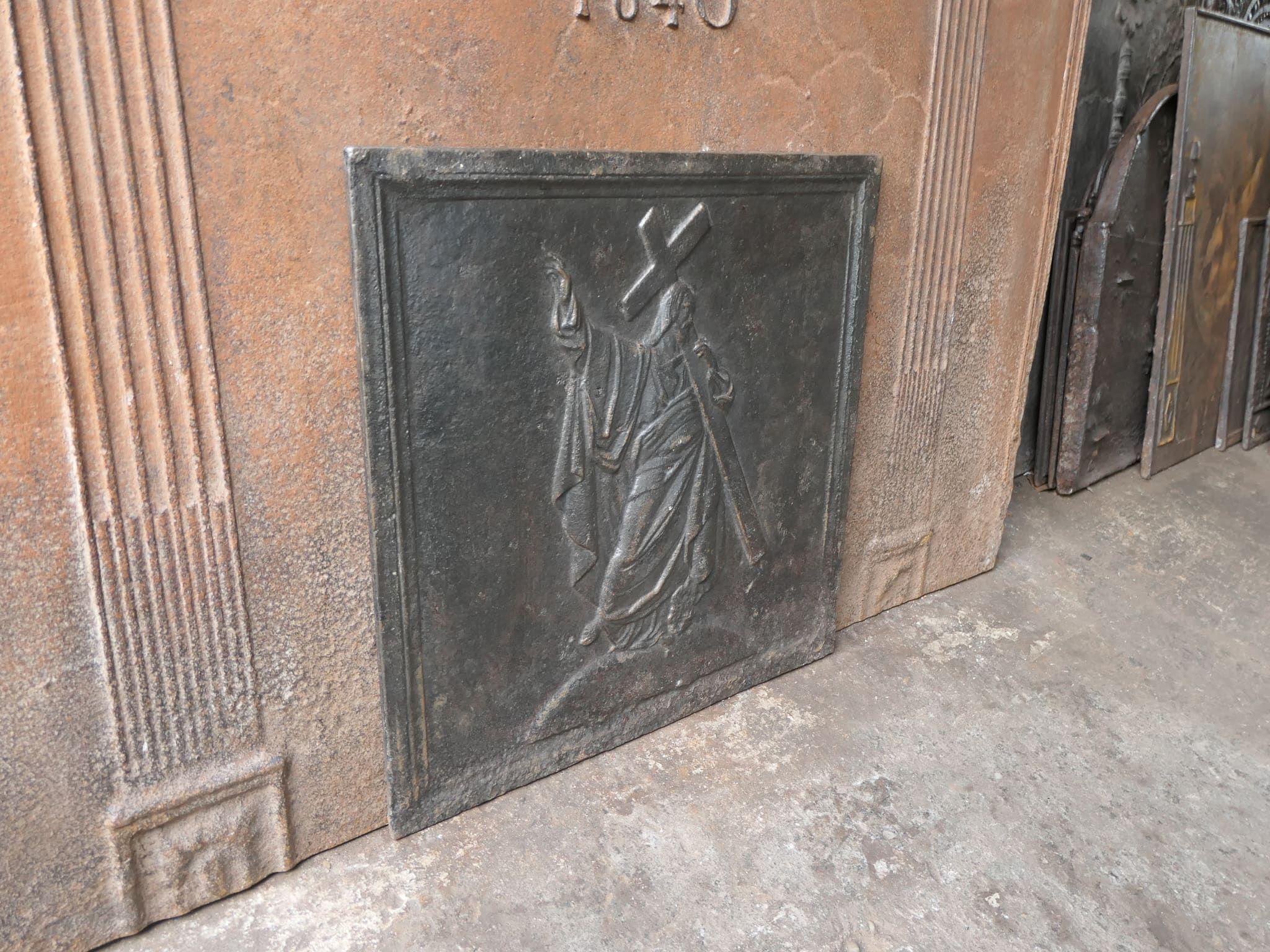 Plaque de cheminée / dosseret 