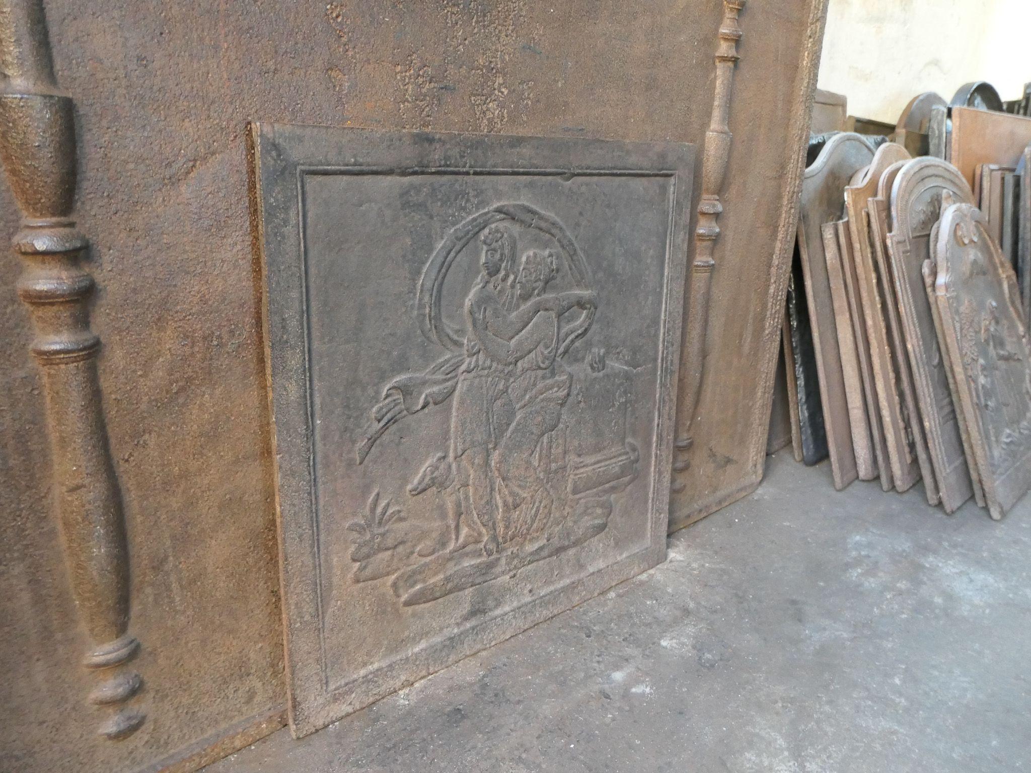 Plaque de cheminée / dosseret 