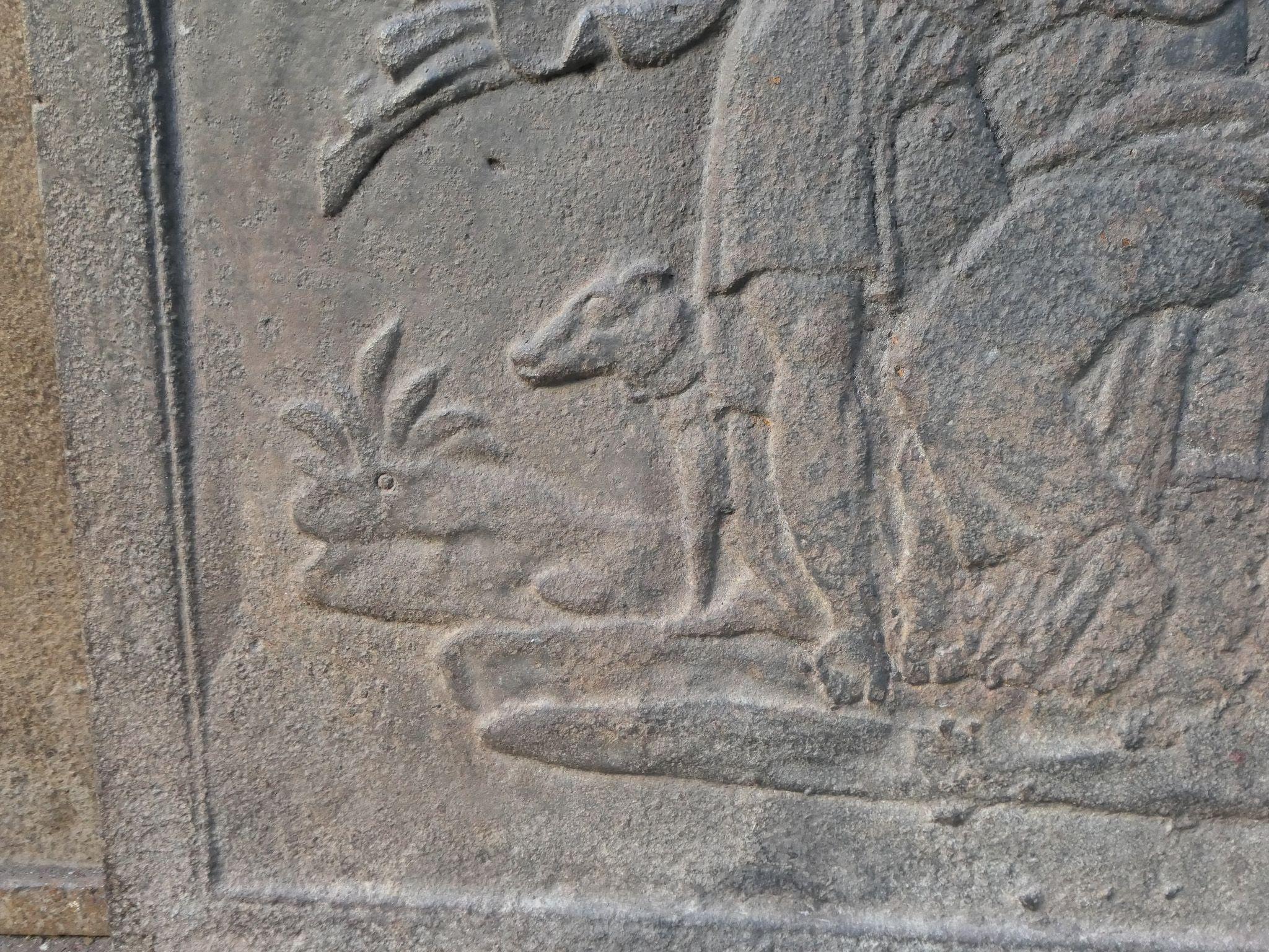 Plaque de cheminée / dosseret 
