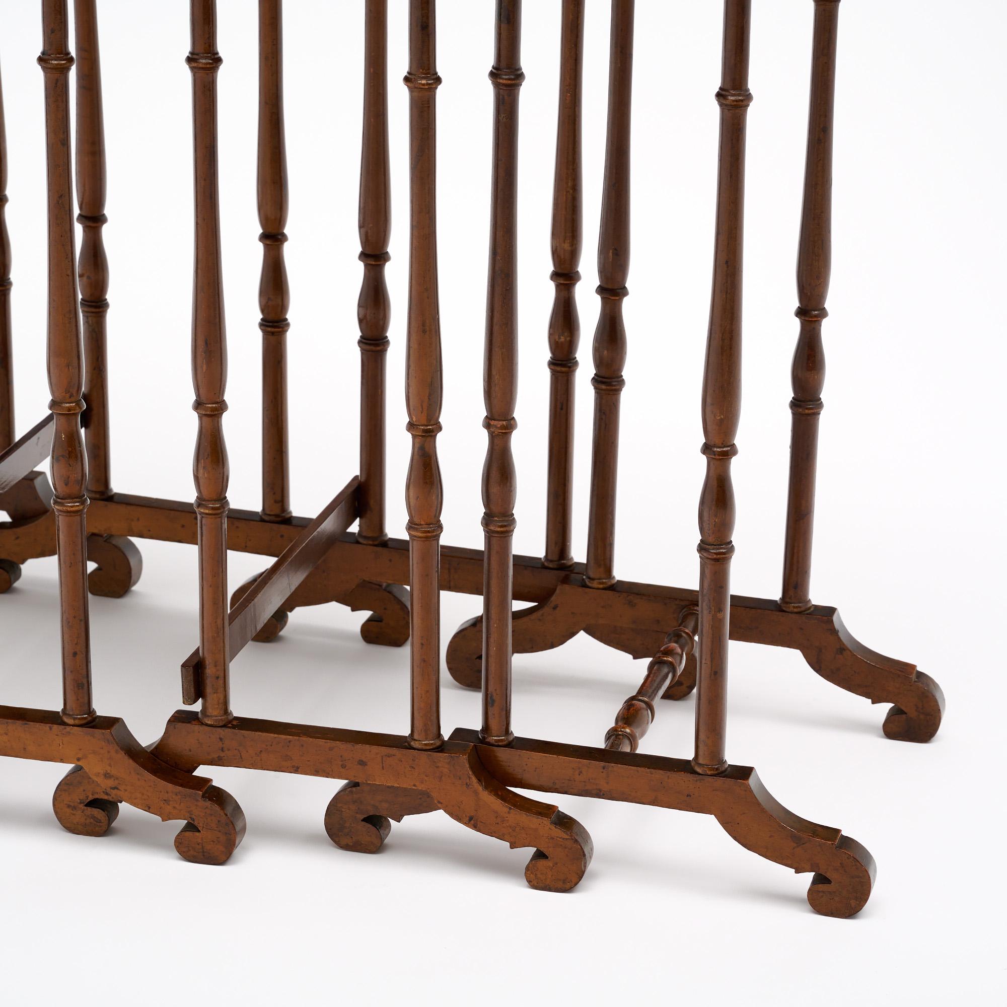 Hand-Painted French Napoleon III Period Nesting Tables For Sale