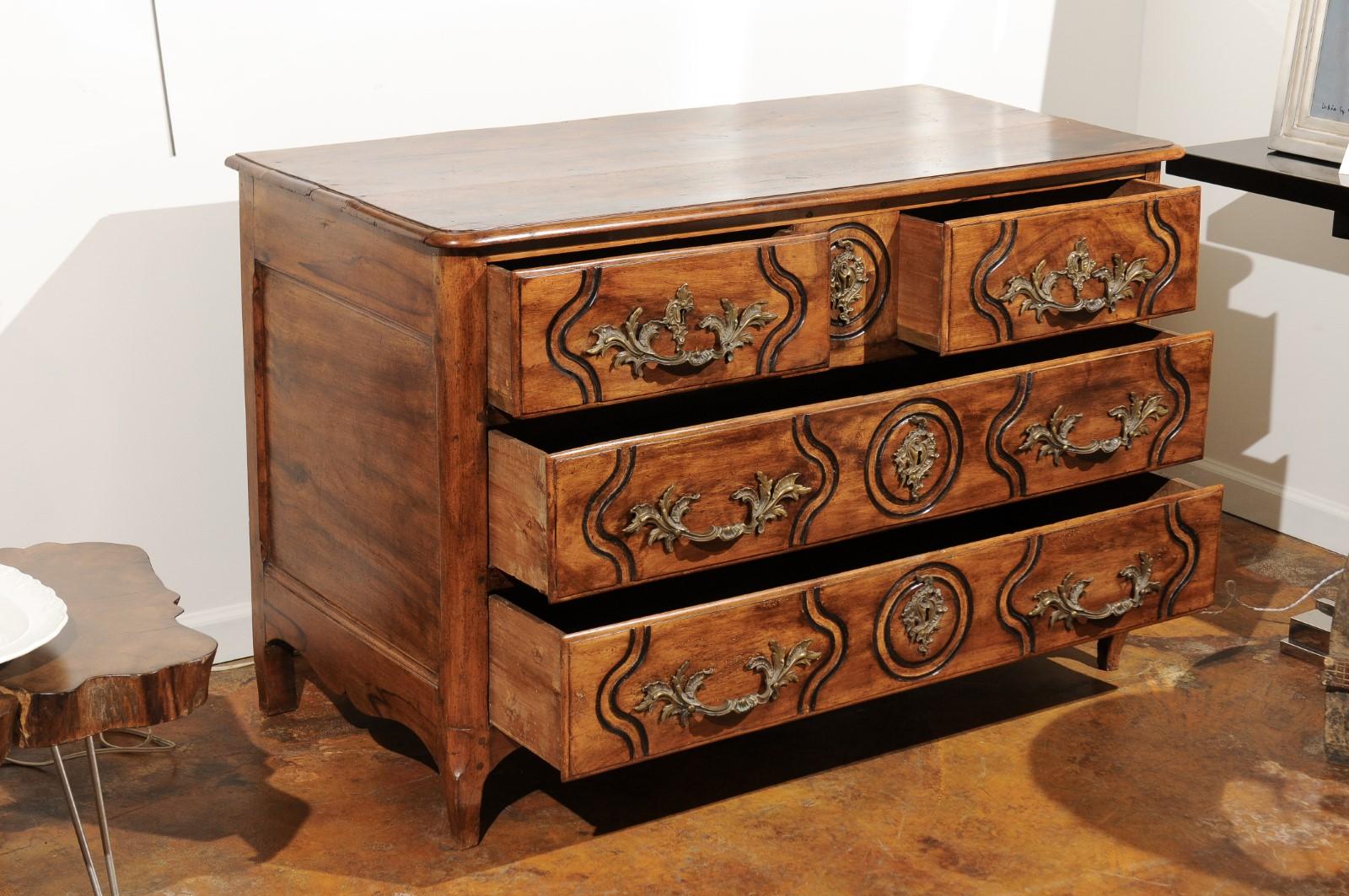 19th Century French Napoleon III Period Parisienne Commode with Four Drawers, circa 1850