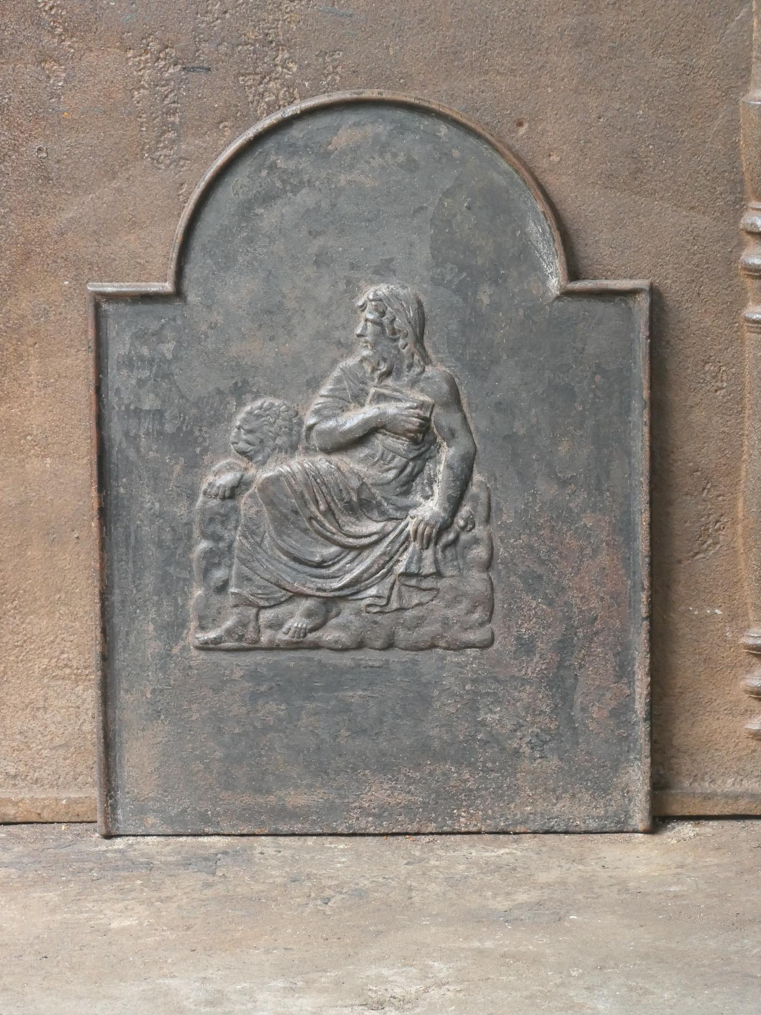 Cast French Napoleon III Period 'Saint Marc and the Lion' Fireback / Backsplash