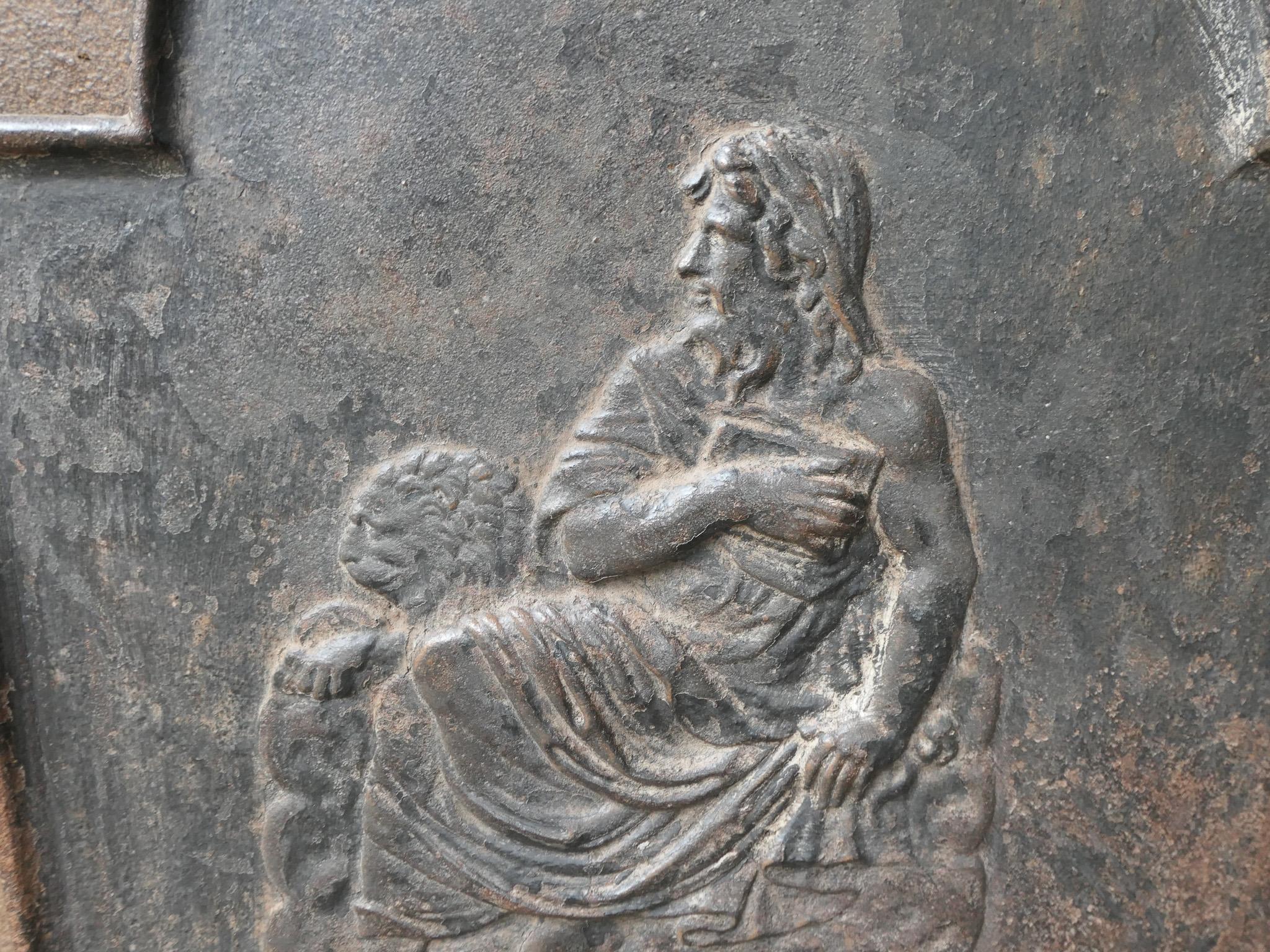 French Napoleon III Period 'Saint Marc and the Lion' Fireback / Backsplash 2