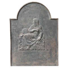 French Napoleon III Period 'Saint Marc and the Lion' Fireback / Backsplash