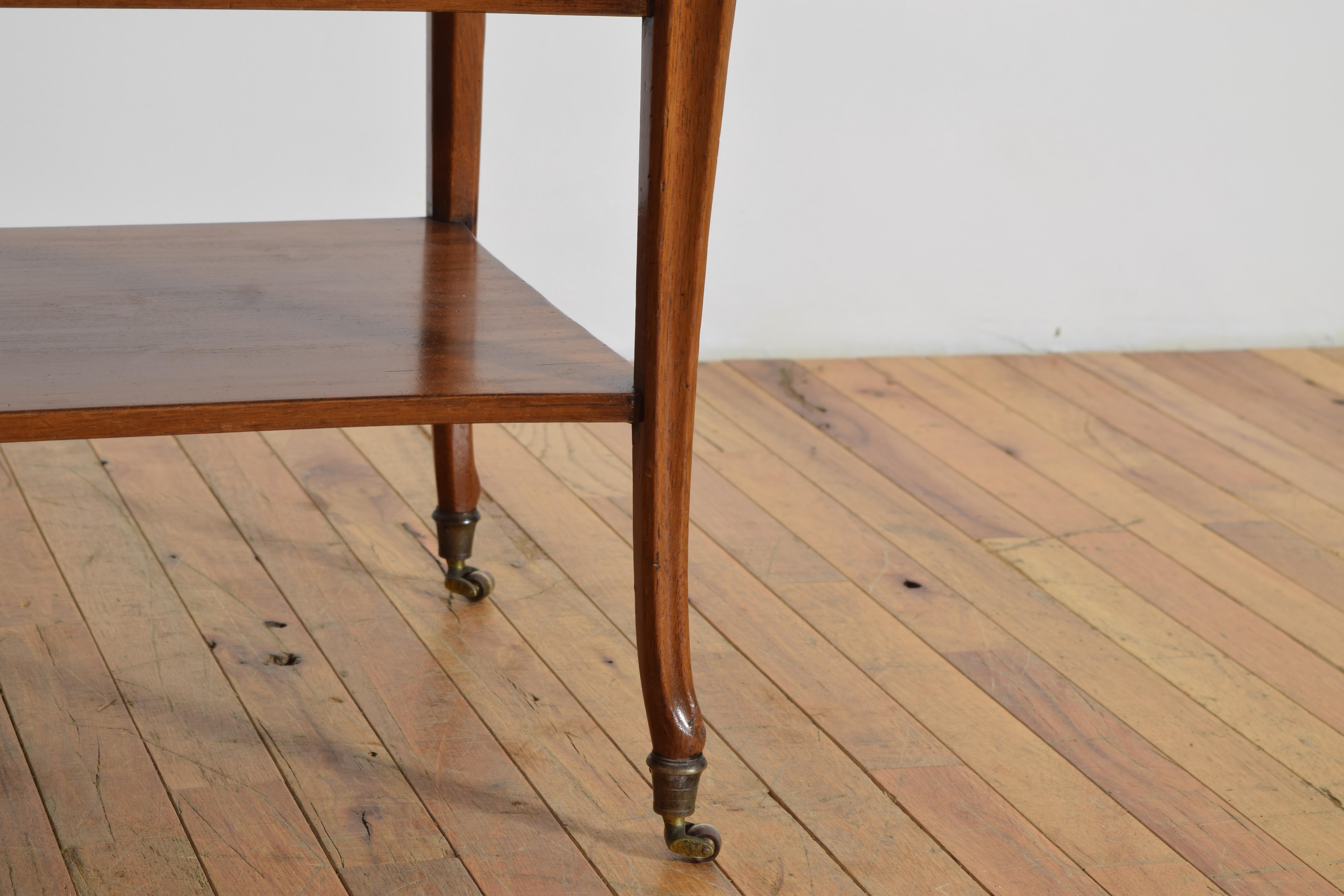 Rafraichissoir francés de nogal, mármol y cinc del periodo Napoleón III, ca. 1865 en venta 4