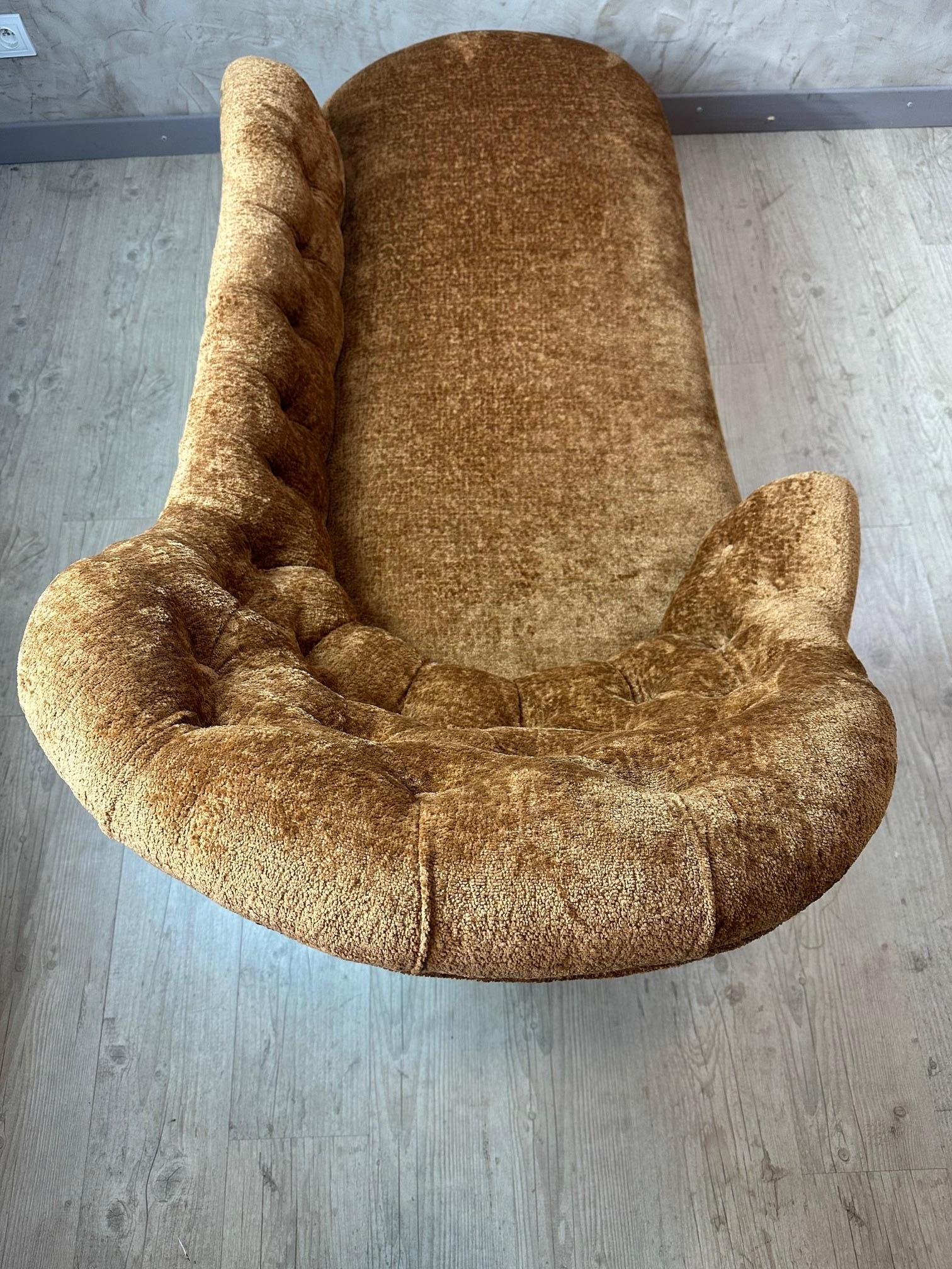 Französischer Sessel Napoleon III., neu gepolstert, 1890er Jahre im Angebot 9
