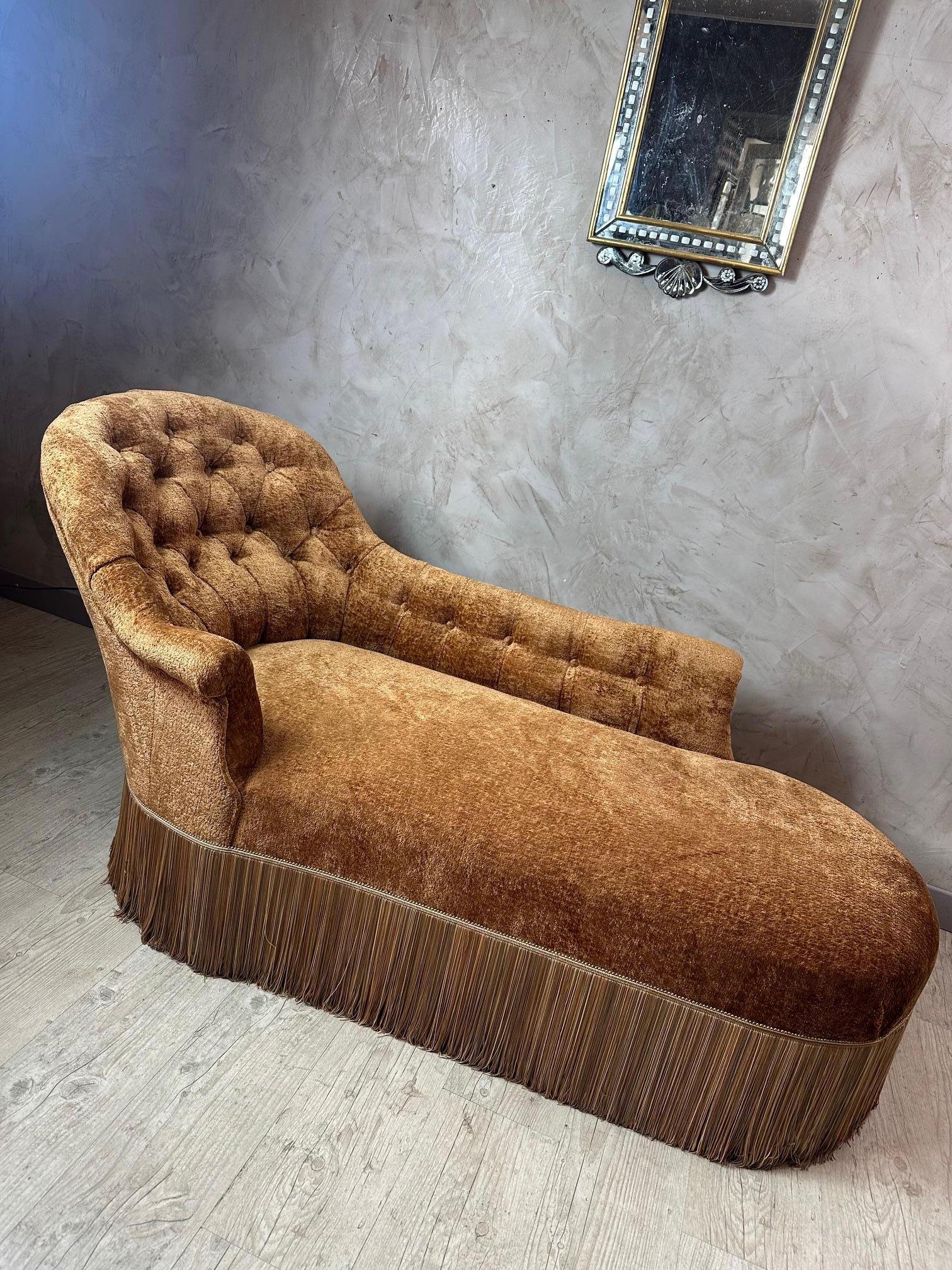 Französischer Sessel Napoleon III., neu gepolstert, 1890er Jahre im Angebot 12